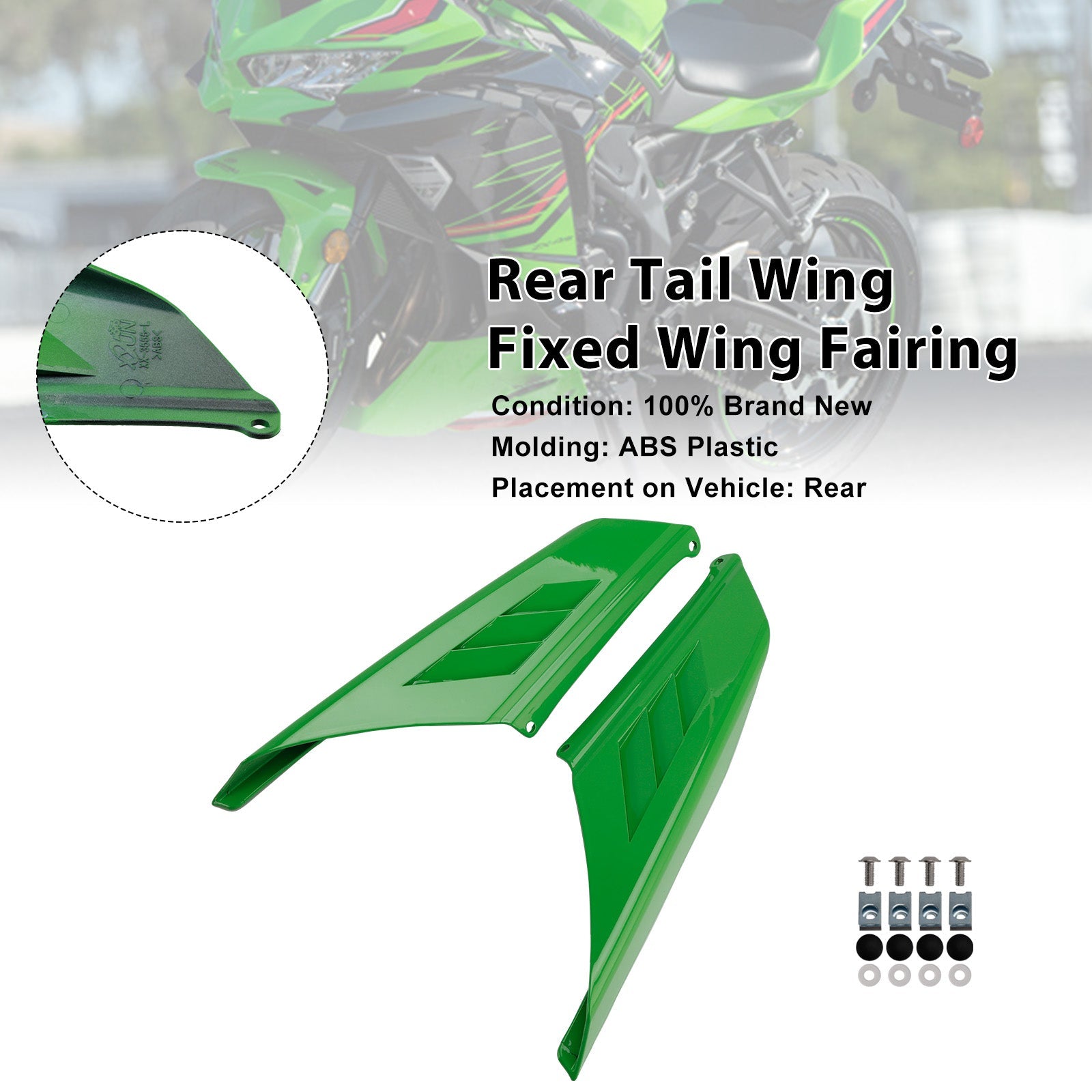 Carénage arrière fixe pour Kawasaki NINJA ZX-4R ZX-4RR 2023-2025
