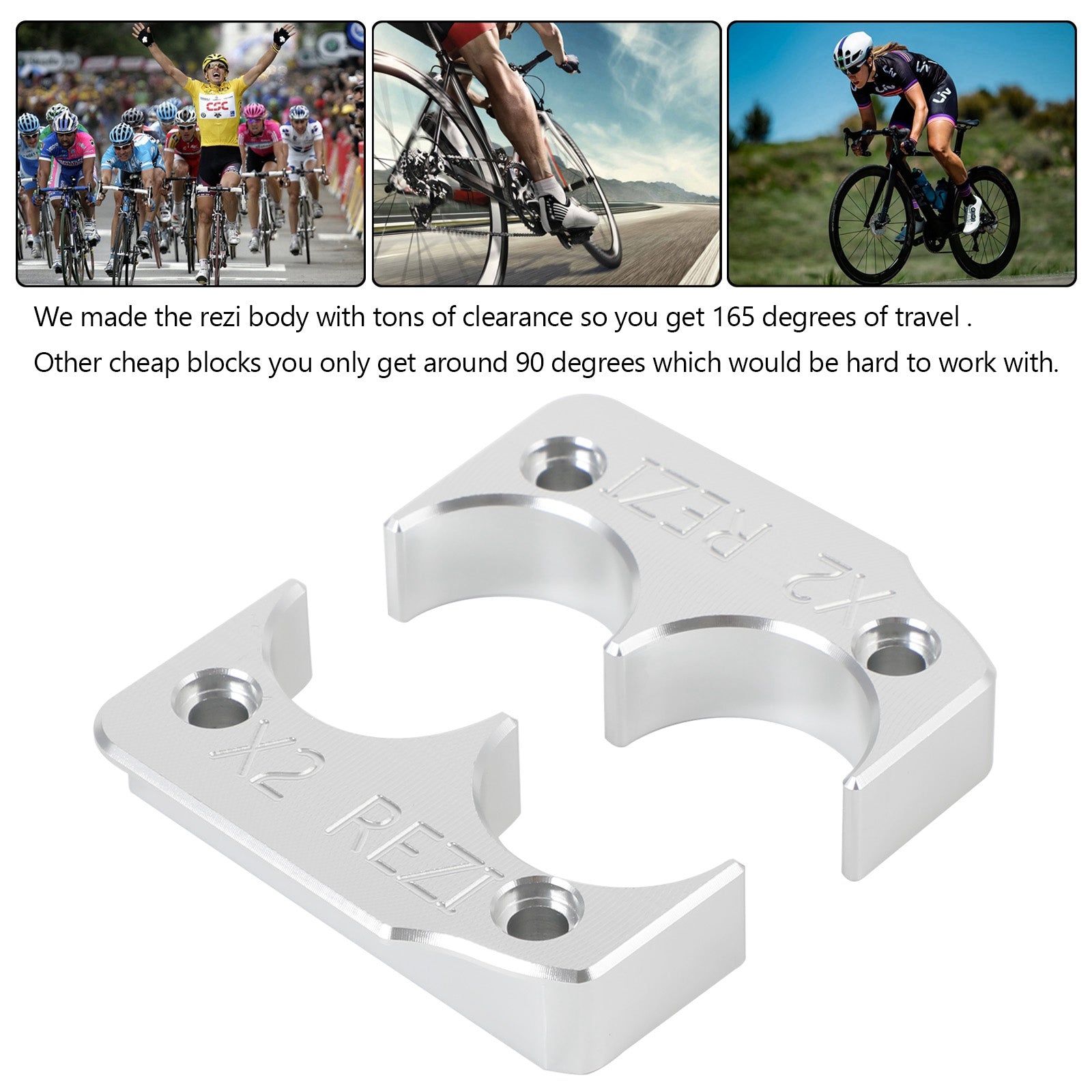 Corps et Rezi Shock Clamp/étau pour 2021 Fox Float X2 #803-00-969/803-01-545