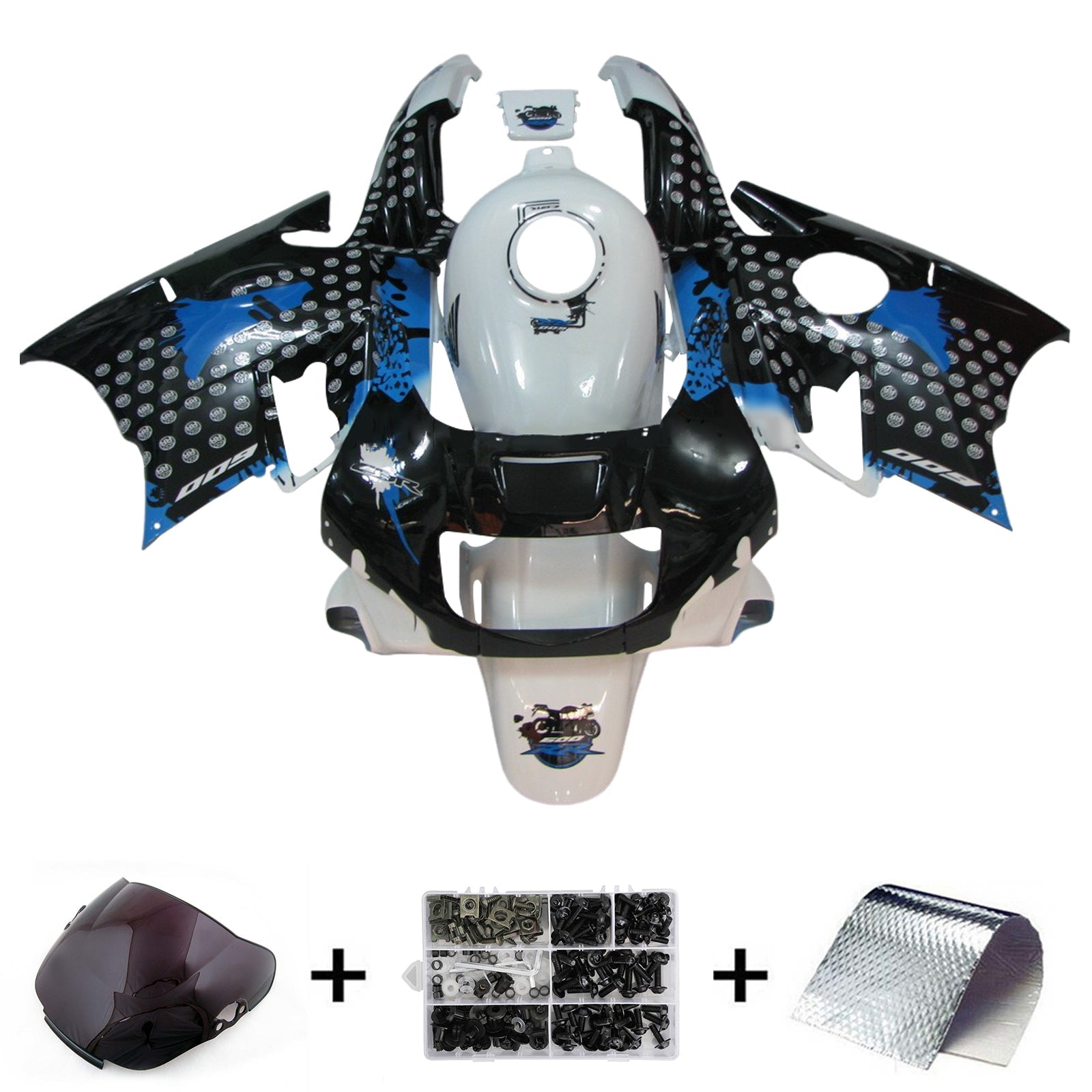 1991-1994 Honda CBR600 F2 injectiekuipset ABS kunststof carrosserie