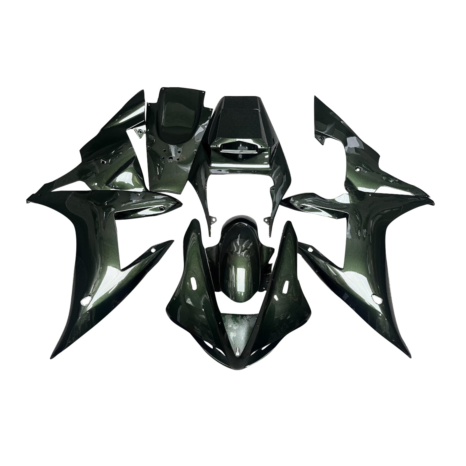 Kit carenatura iniettata in plastica ABS per Yamaha YZFR1 YZF-R1 2002-2003