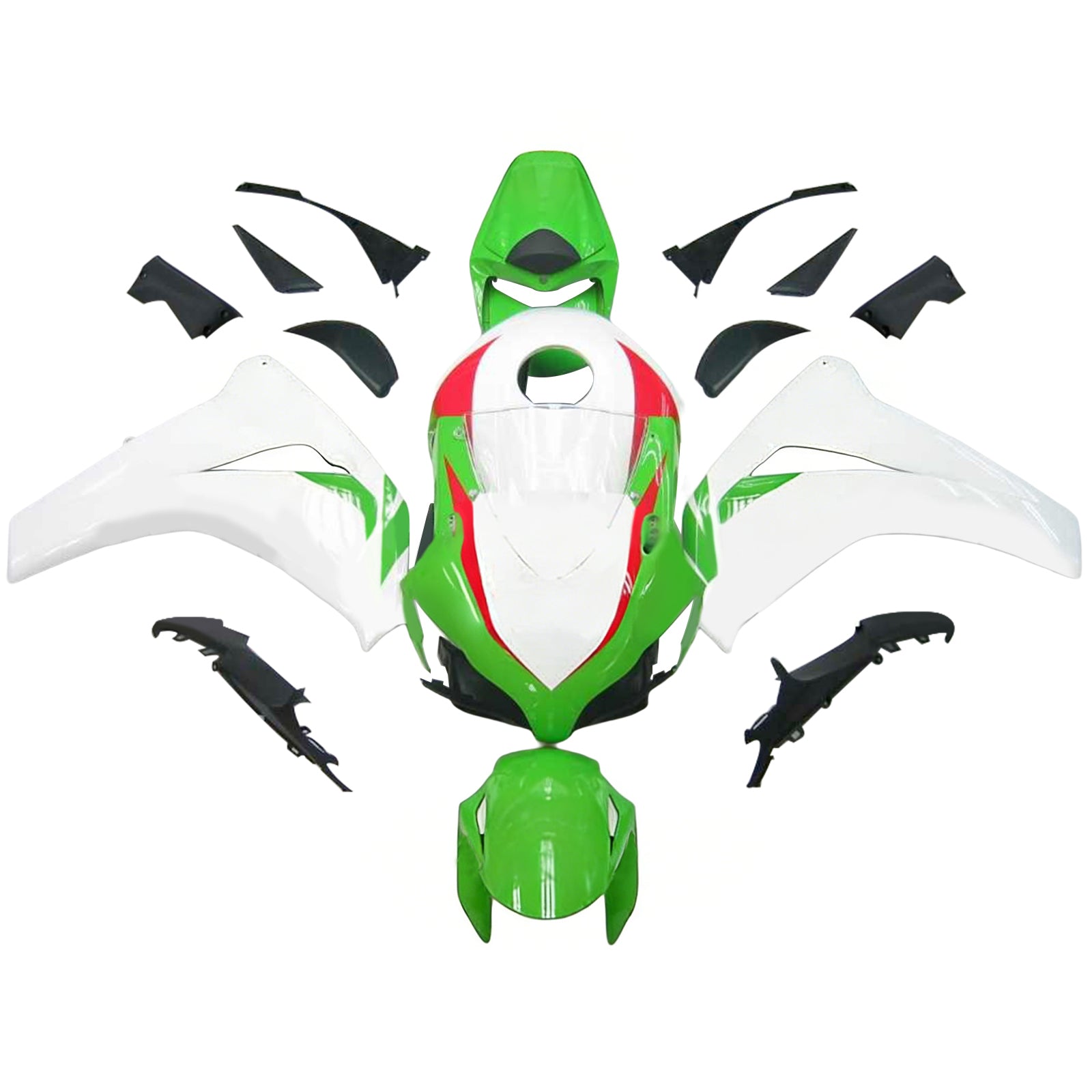 Kit de carénage injecté en plastique ABS pour Honda CBR1000RR 2008-2011