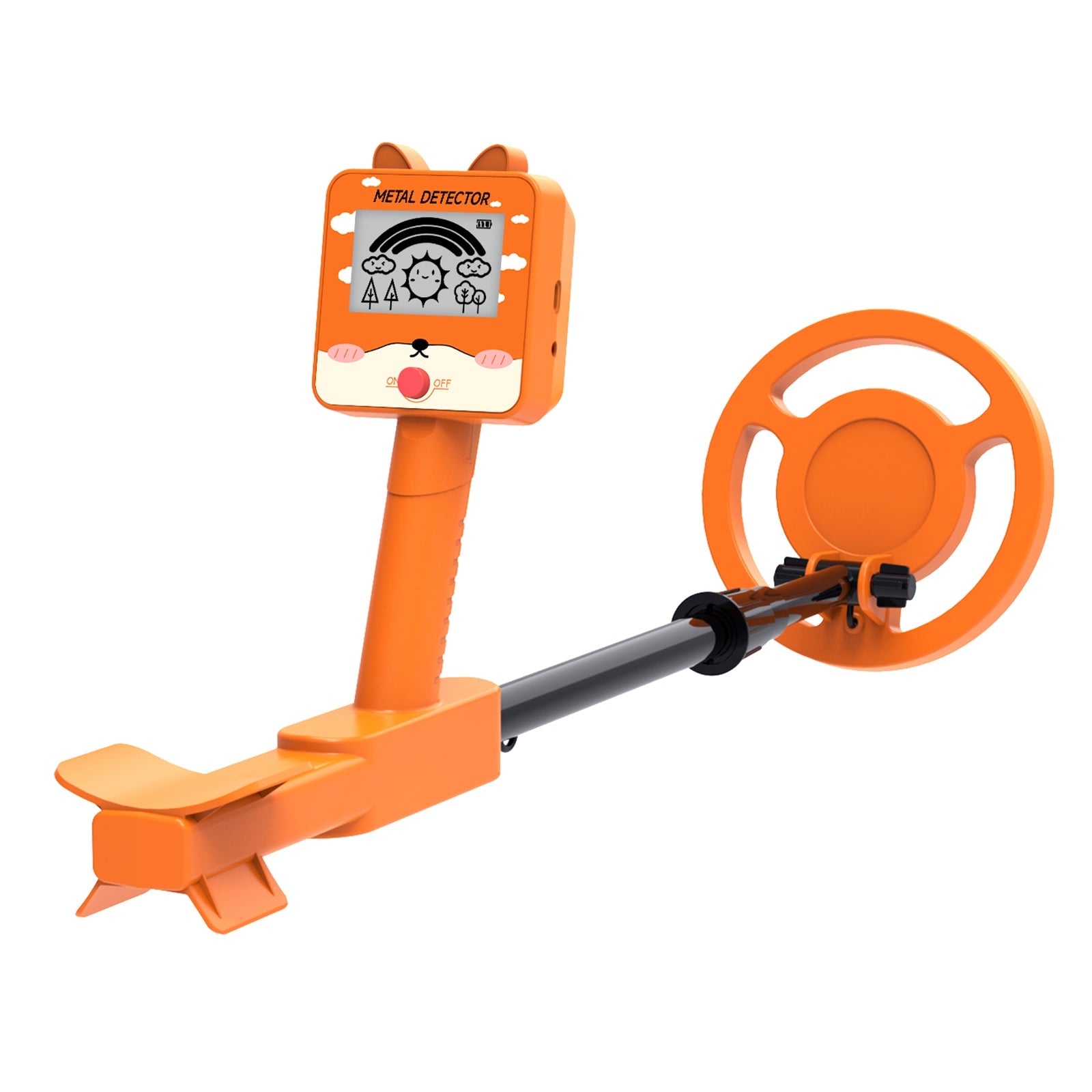 Détecteur de métaux pour enfants GT260, étanche, avec bobine de recherche de 6,3 pouces, ORG