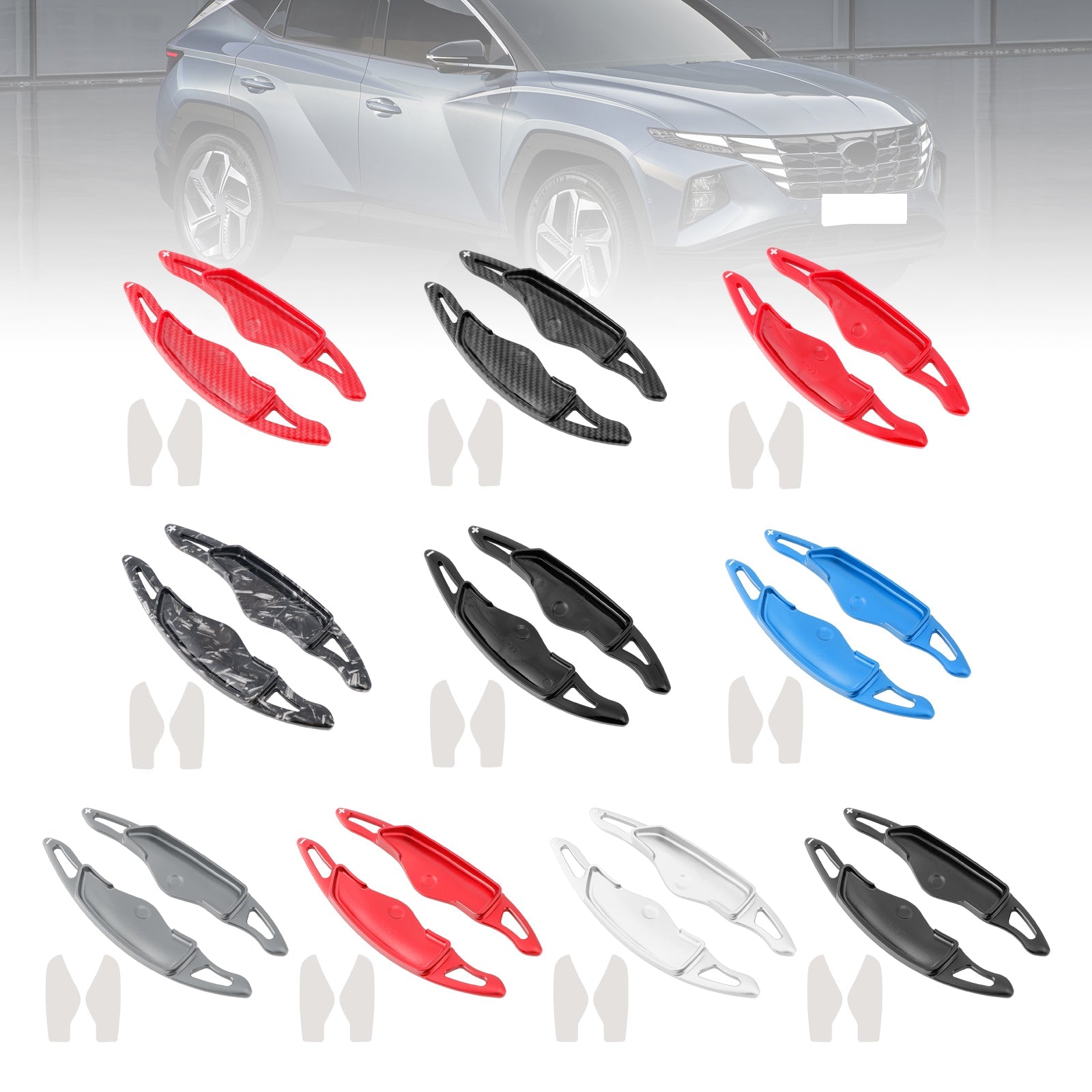 Nopeudenmuutoslavojen laajennus pyörän takana Hyundai Tucsonille