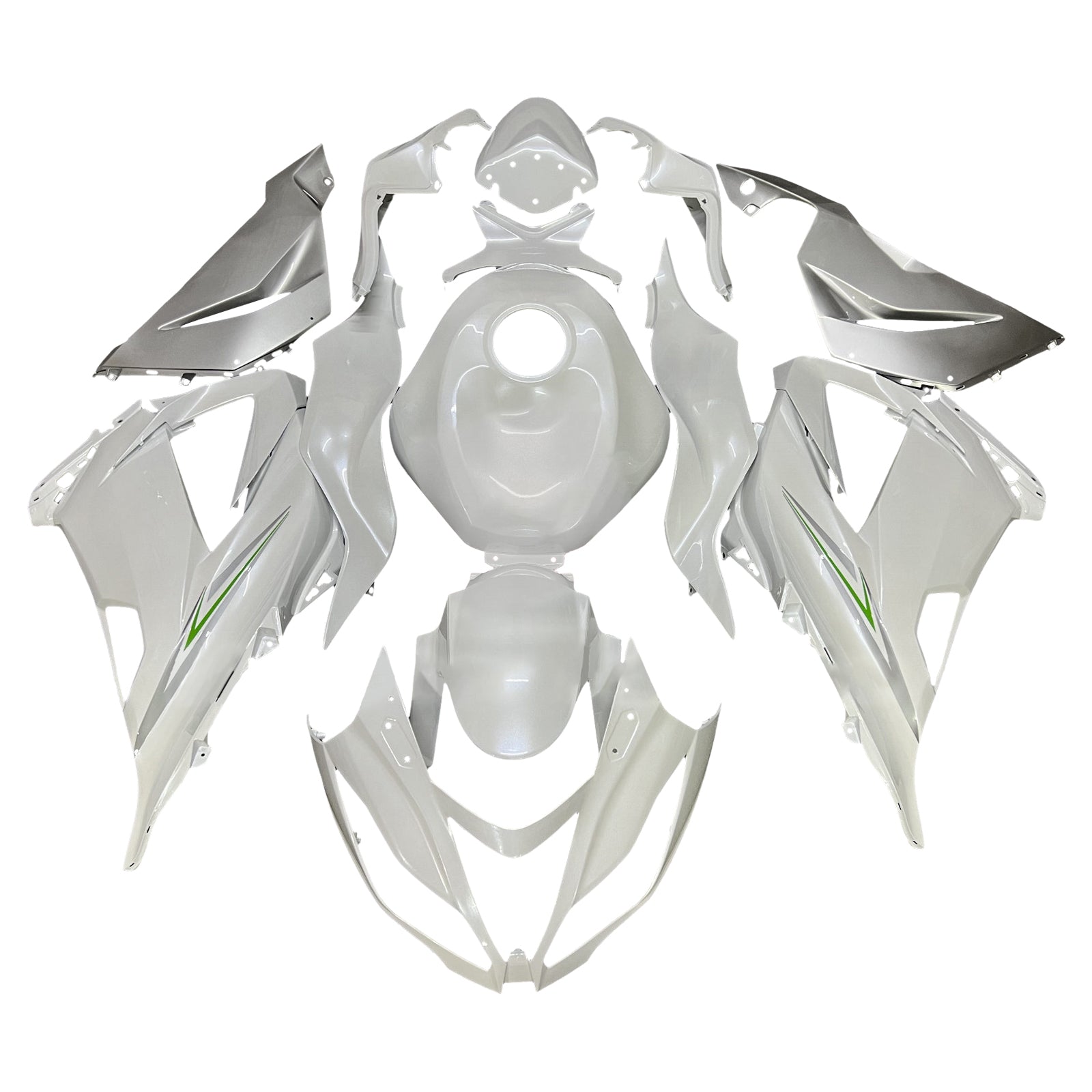 Kit di carenatura a iniezione, carrozzeria in plastica ABS per Kawasaki ZX6R 636 2013-2018