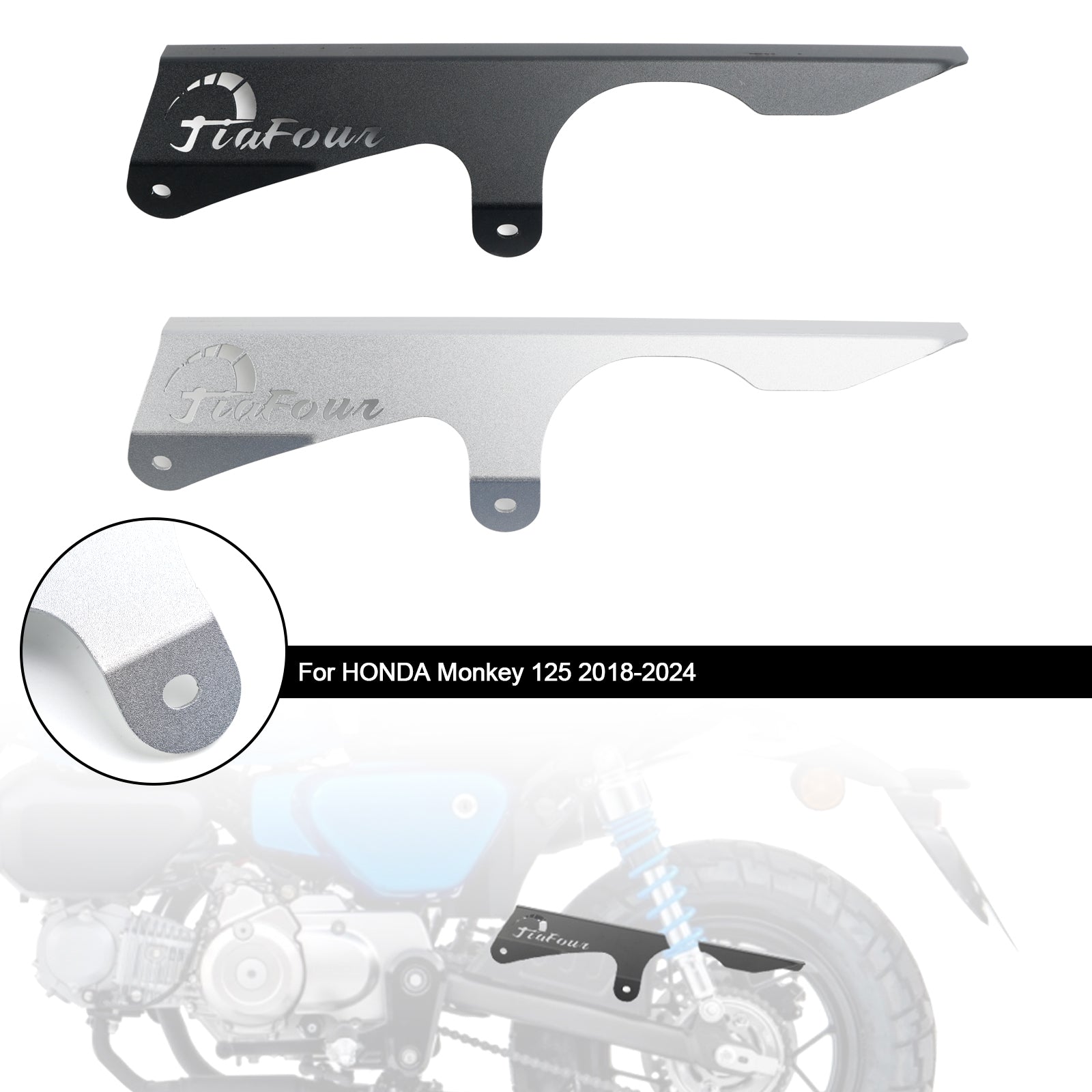 2018-2024 Honda Monkey 125 Protektor tylnej pokrywy łańcucha zębnika