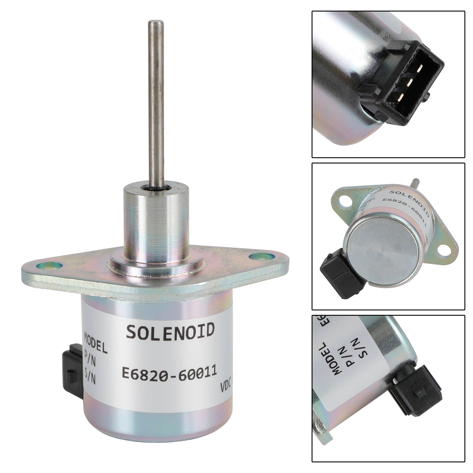 Solenoide de cierre de combustible para tractor KIOTI CK DK RX E6820-60011 12V