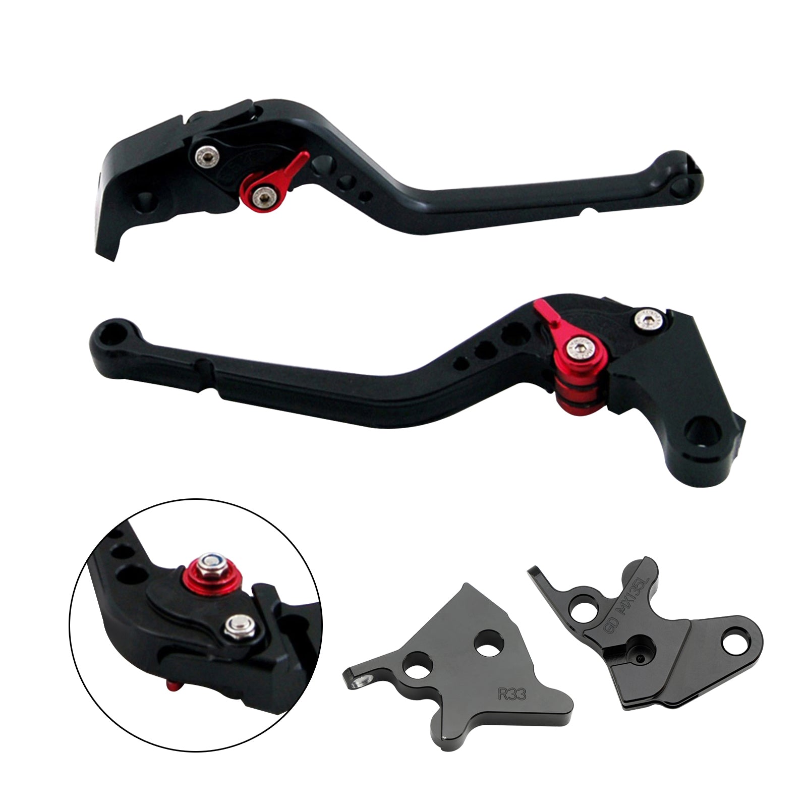 Dolga ročica zavore in sklopke za Yamaha YBR125 2005–2014