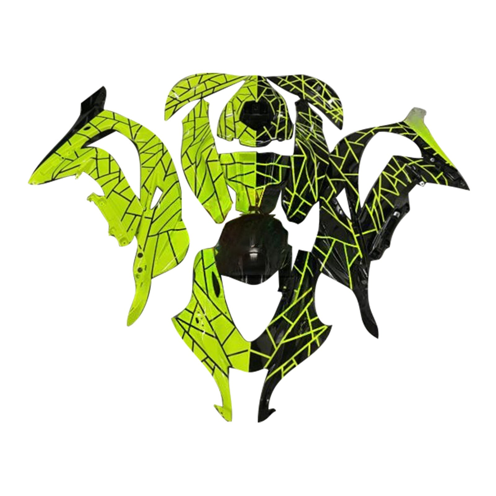 Katkit geïnjecteerd in ABS-plastic voor Kawasaki ZX10R 2016-2020