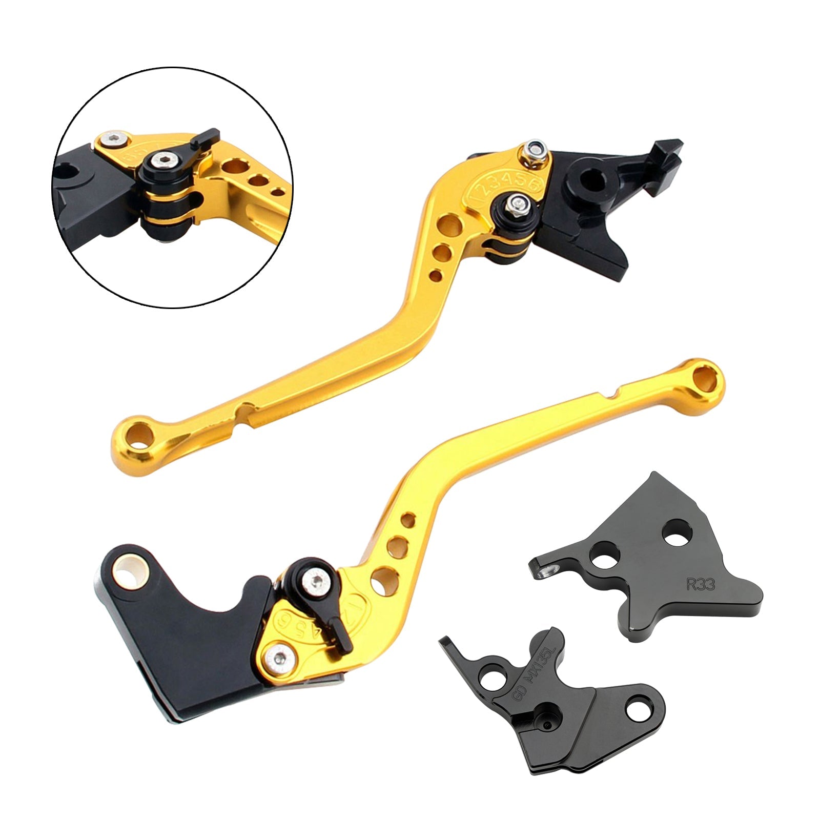 Dolga ročica zavore in sklopke za Yamaha YBR125 2005–2014