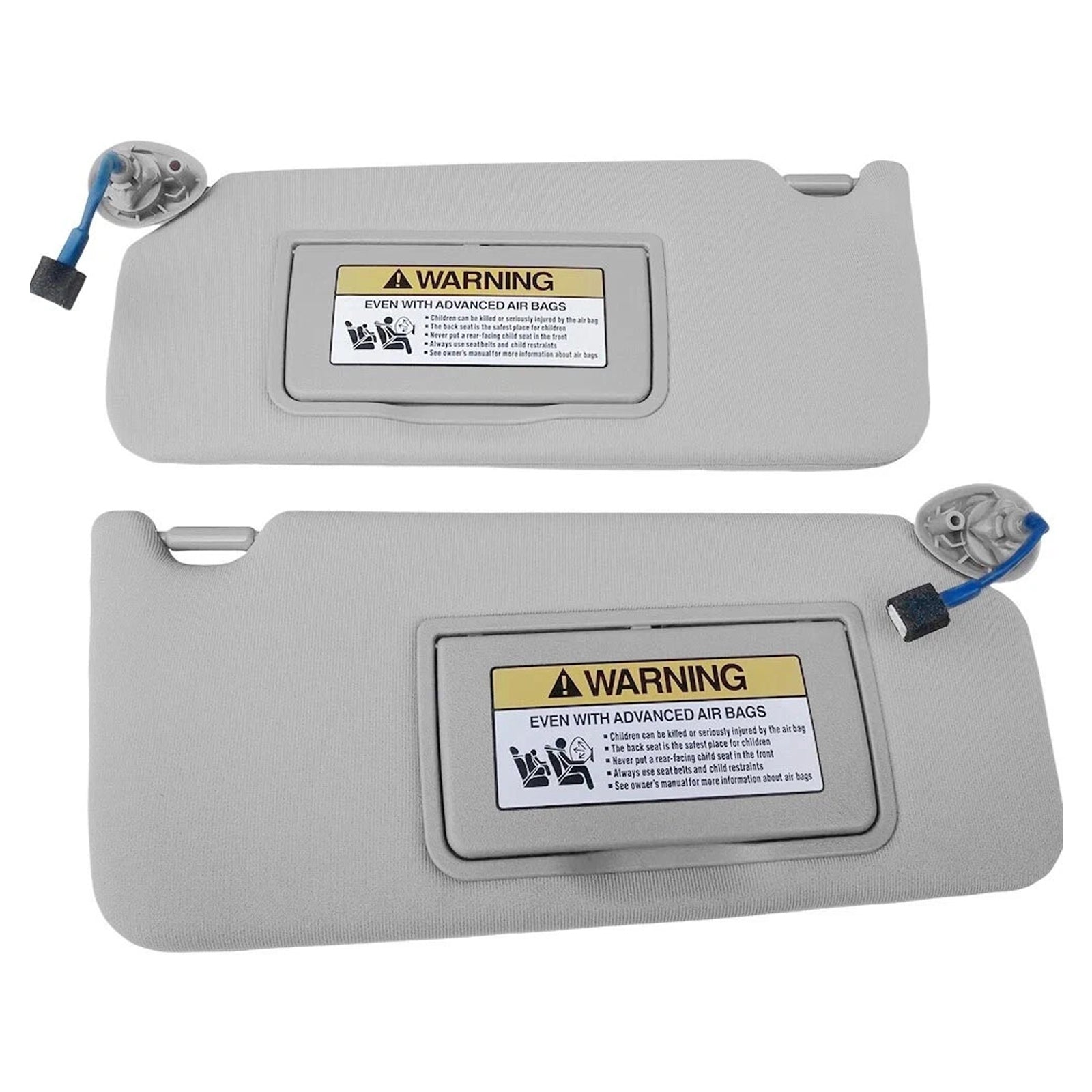 Paire de pare-soleil gris 83280TA5A51ZA pour Honda Accord 2008-2017