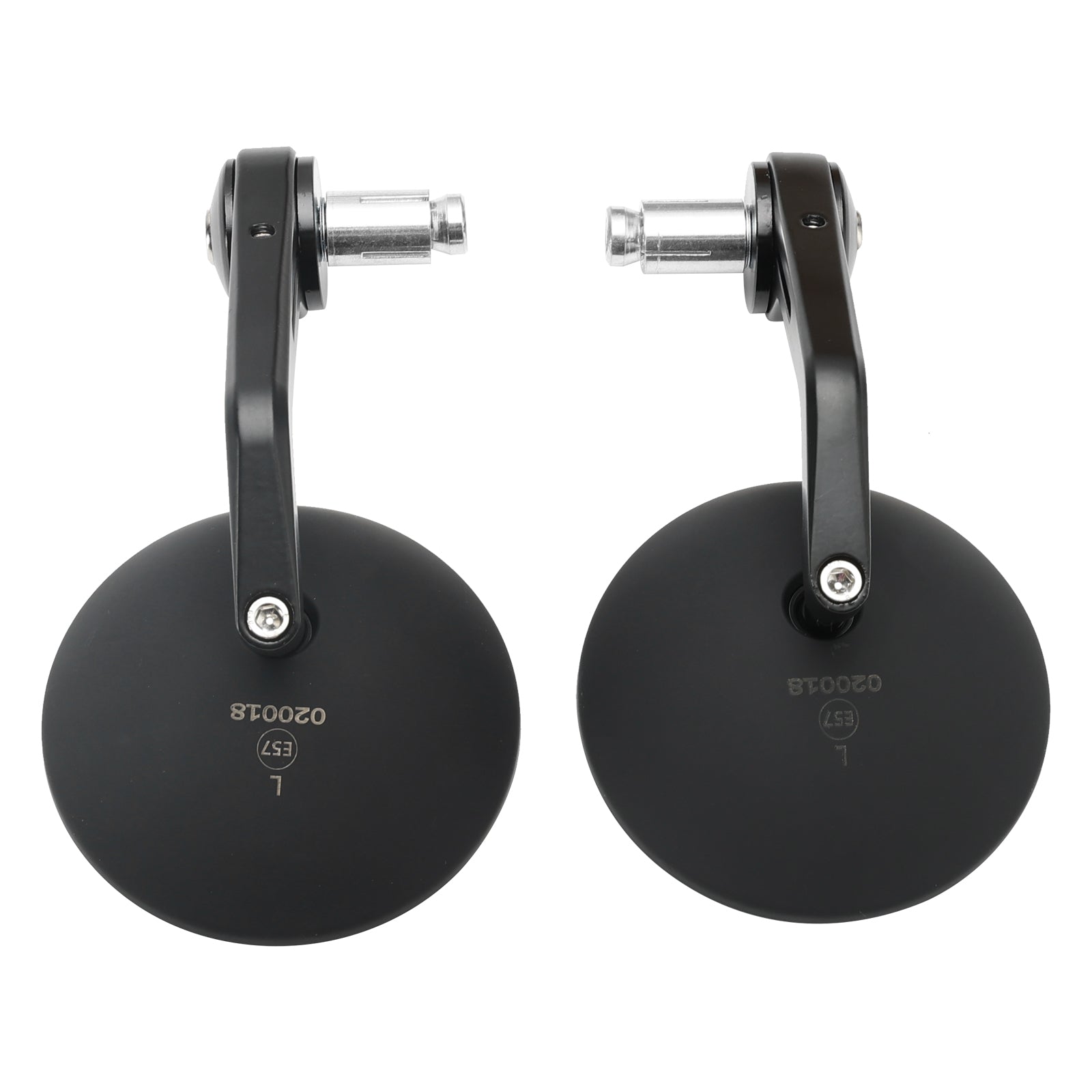 2 specchietti laterali personalizzati per manubrio in alluminio CNC nero per Street Twin e Scrambler