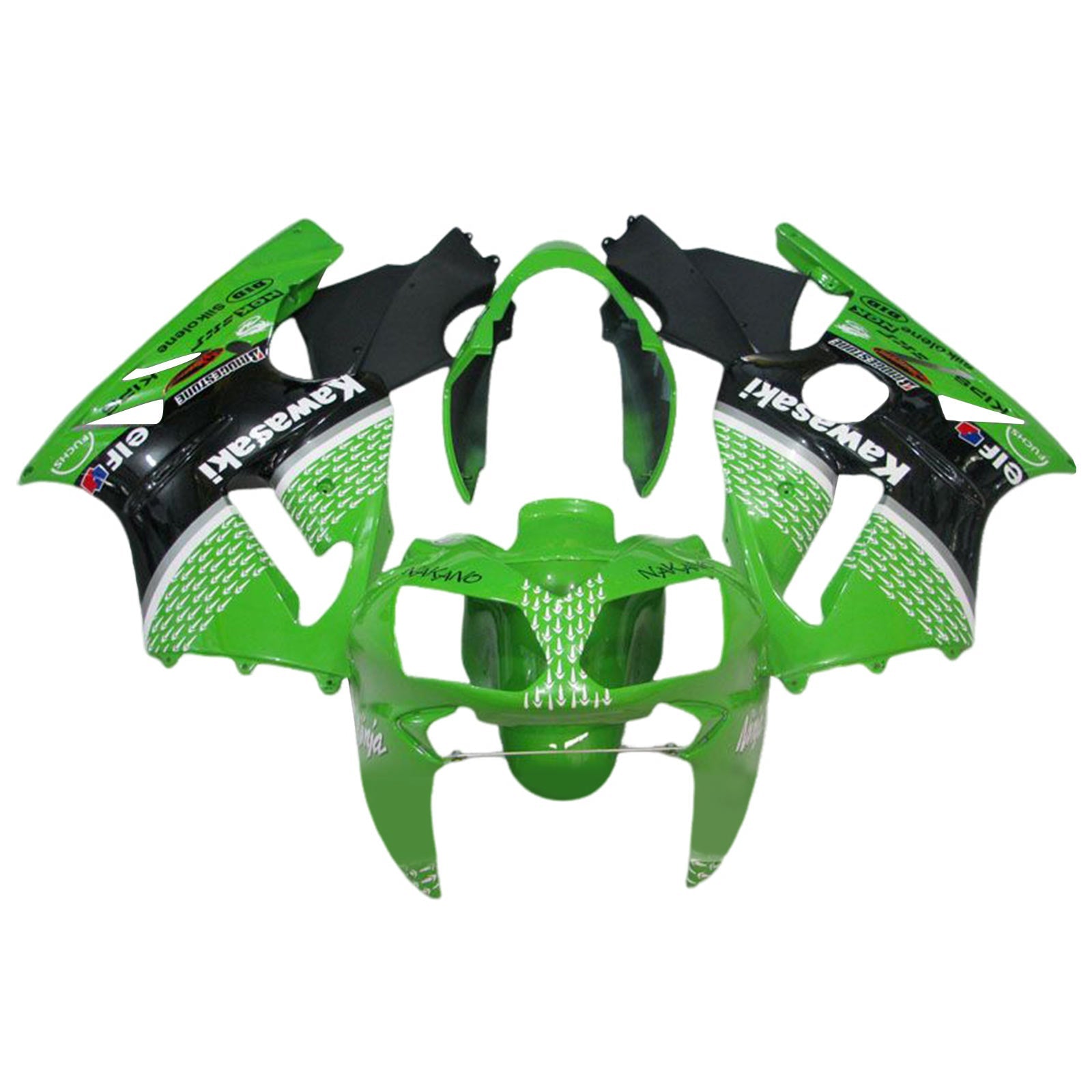 2002-2005 Kawasaki ZX12R injectiekuipset ABS kunststof carrosserie