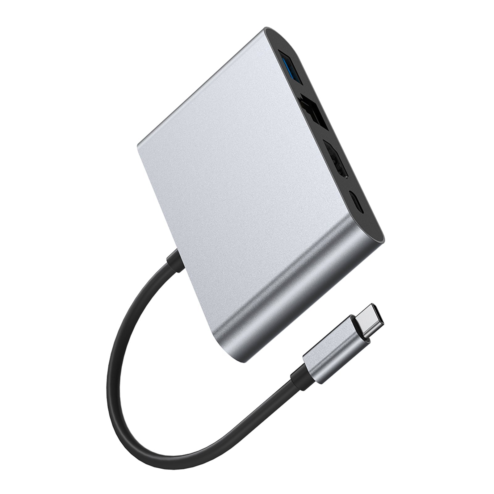 Postaja za 4 v 1 Type-C do RJ45 100M HDMI USB3.0 PD vmesnik za MacBook