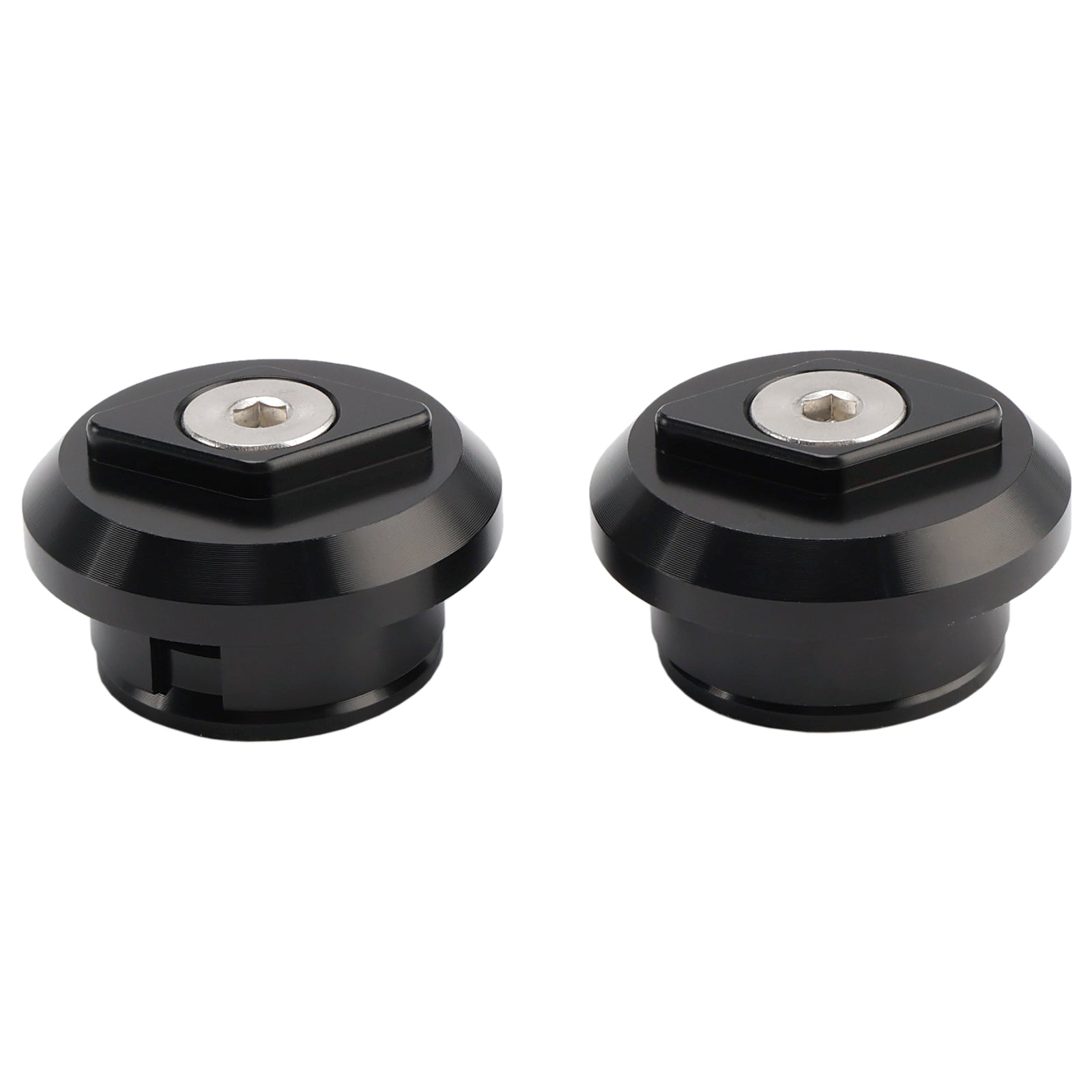 Paar billet aluminium framedoppen voor Kawasaki Ninja 500 2024-2025