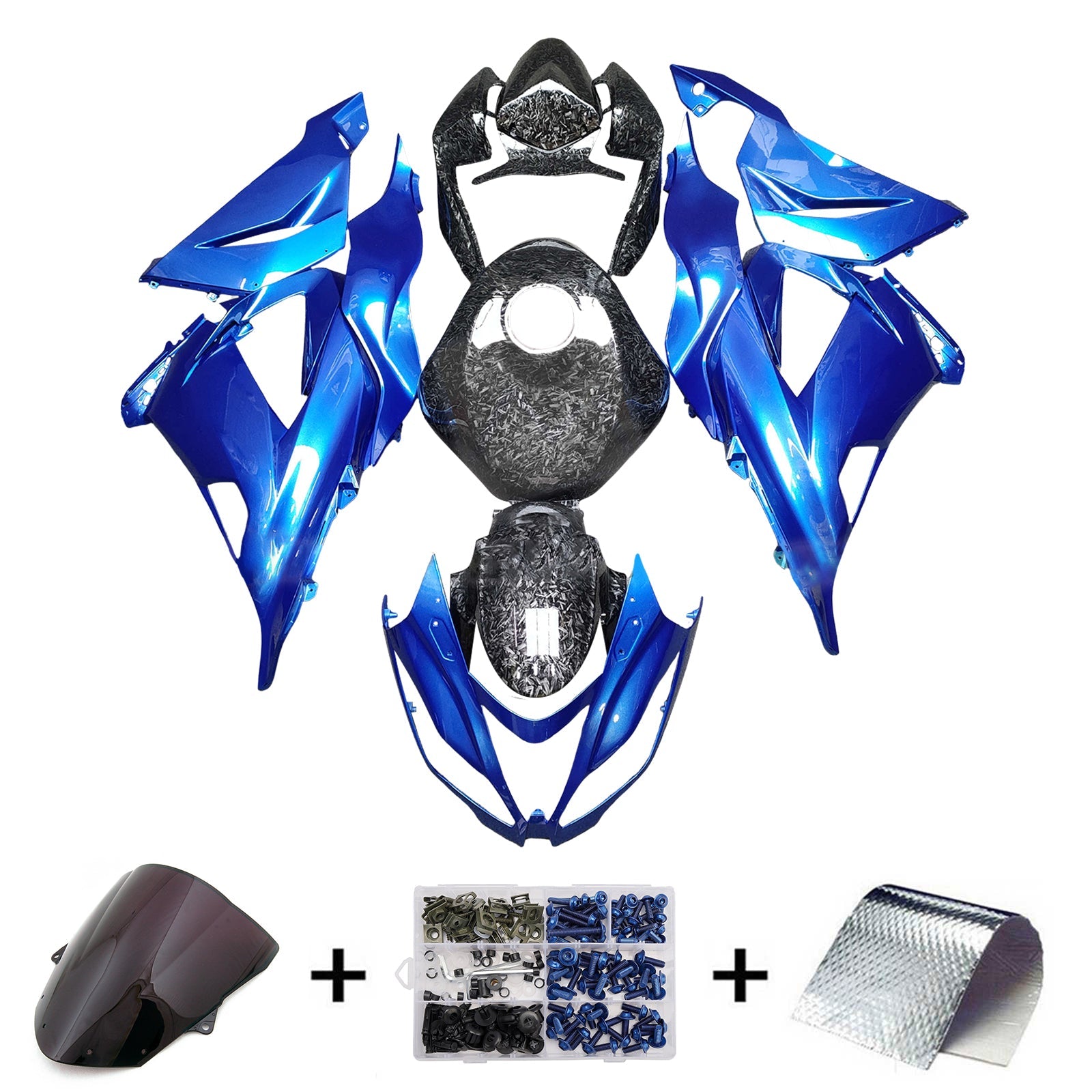 Injektiotapapakkaus, kawasaki ZX6R 636 2013-2018 ABS-muoviset korit