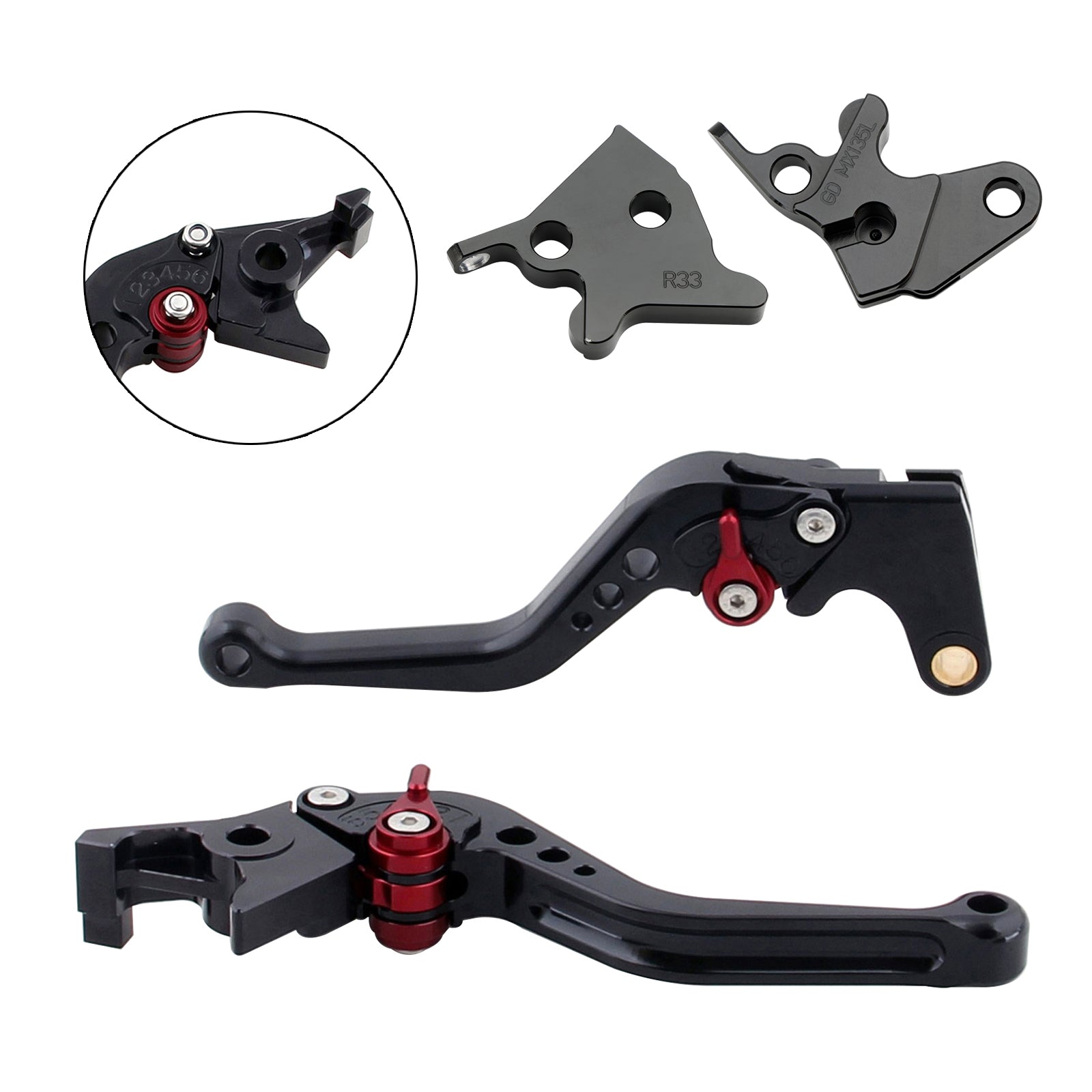 Ročica kratke zavore in sklopke za Yamaha YBR125 2005–2014