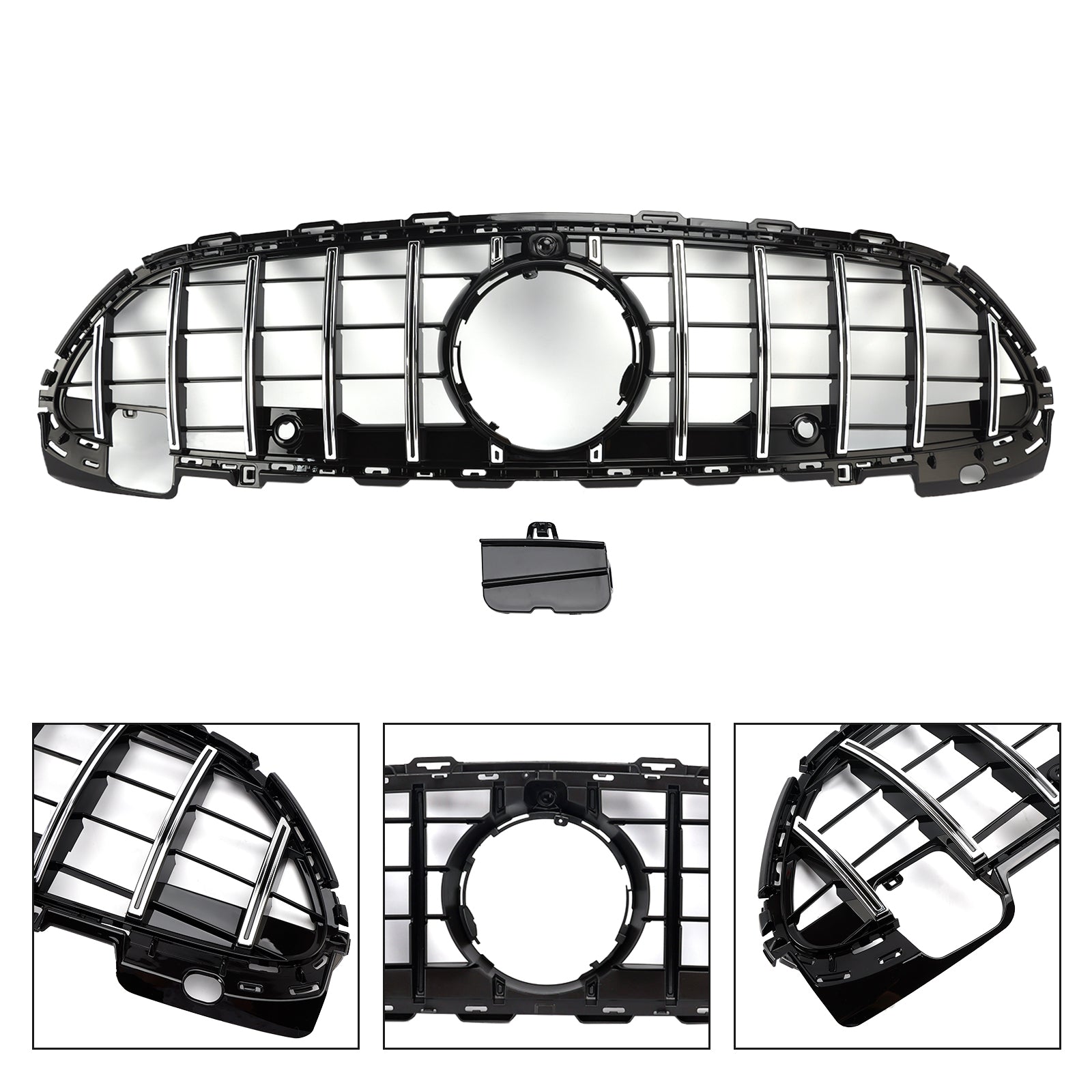 GTR-stijl voorbumpergrille met camera voor Mercedes Benz W206 2022-2023