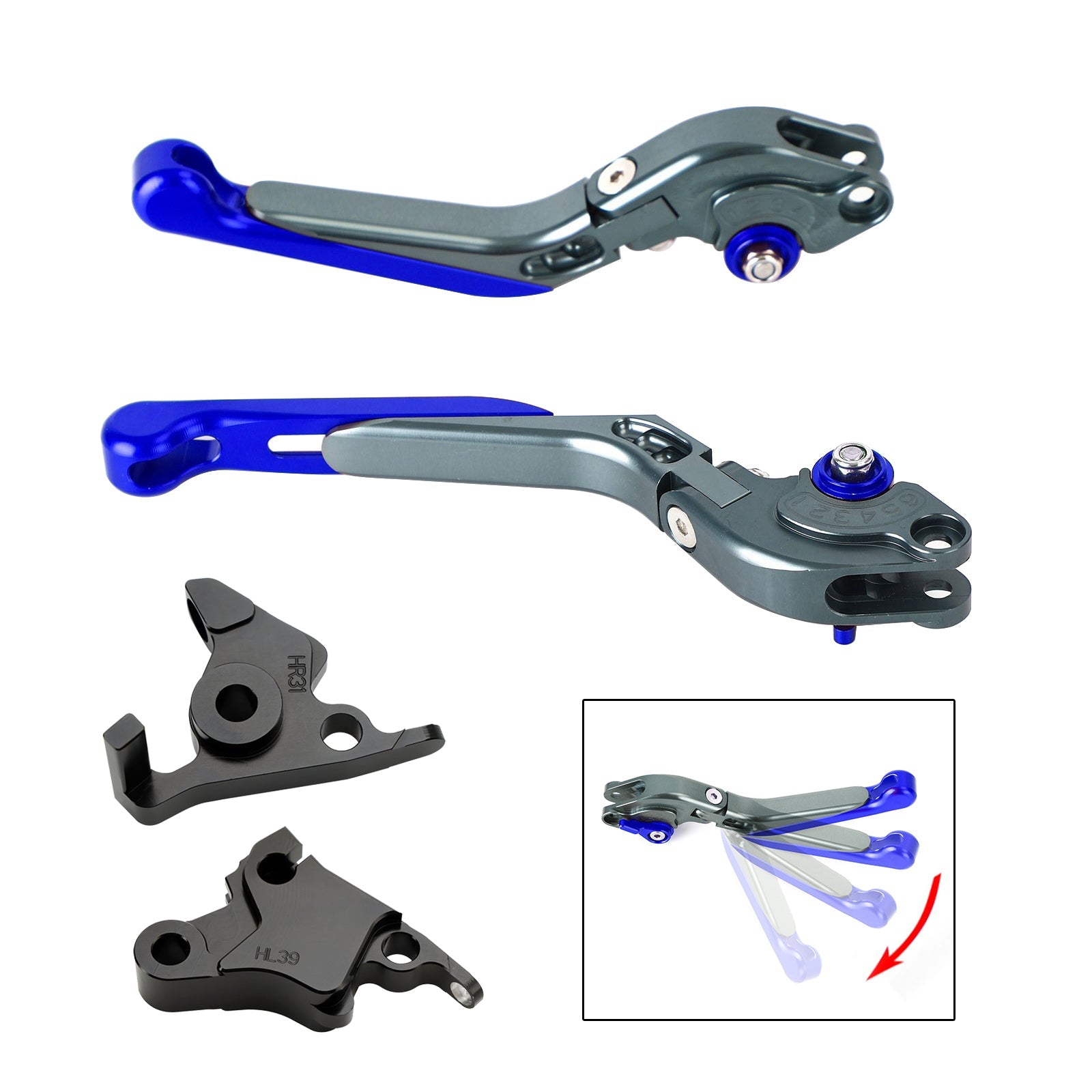 Levier de frein d'embrayage réglable pour CFMOTO 450SS 450SR 21-23 450NK 23-24