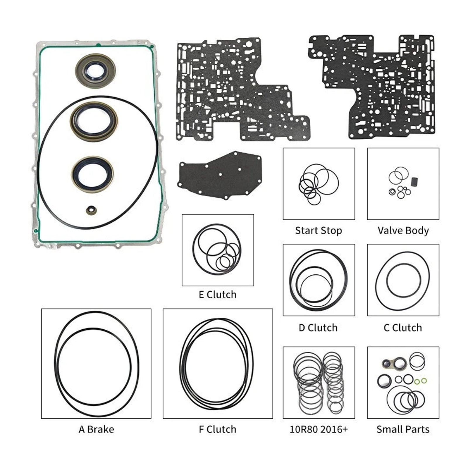 Joints de révision complète pour transmission automatique Ford F-150 Expedition 10R80