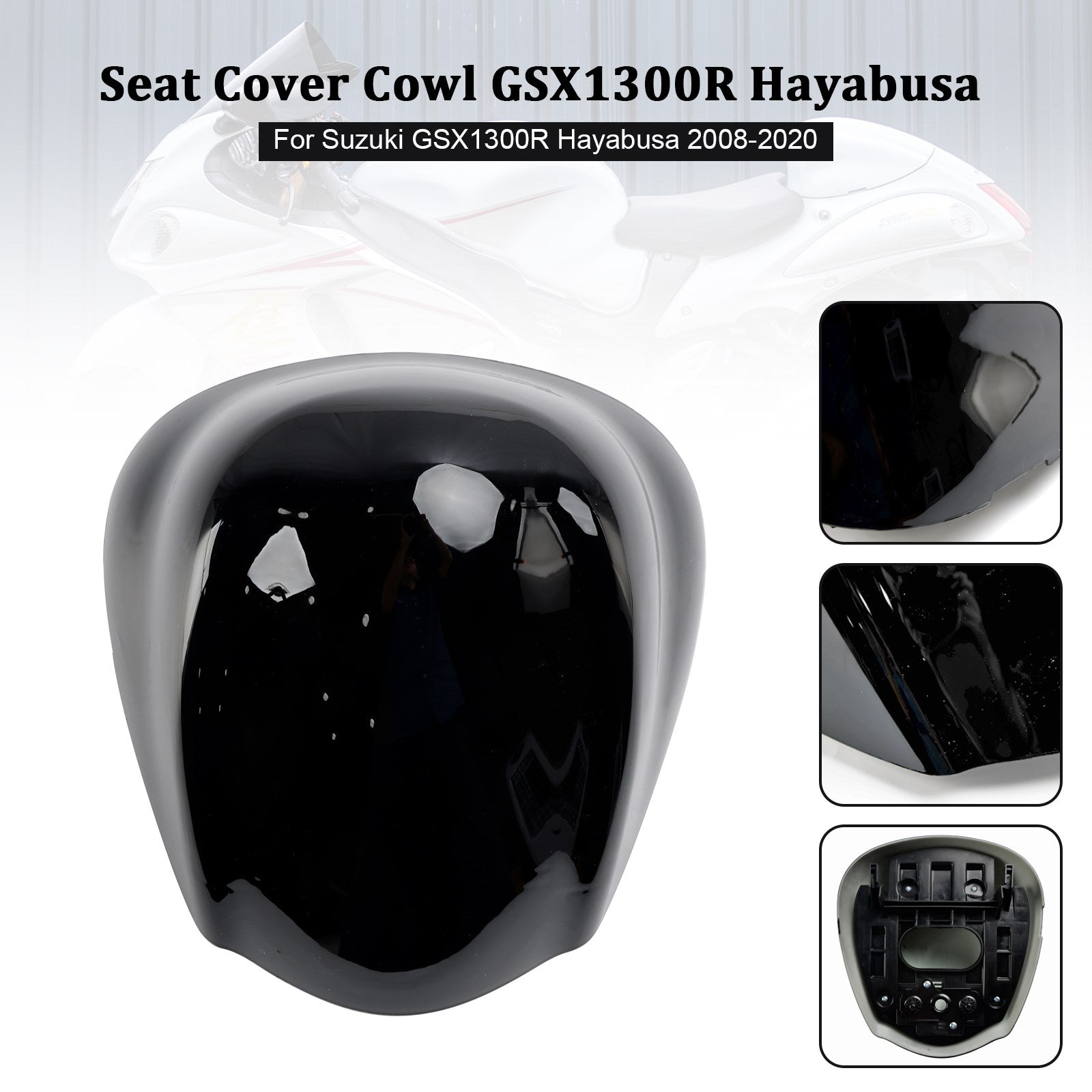 Cubierta del soporte del asiento trasero para Suzuki GSX1300R GSX-R1300 Hayabusa 2008-2020
