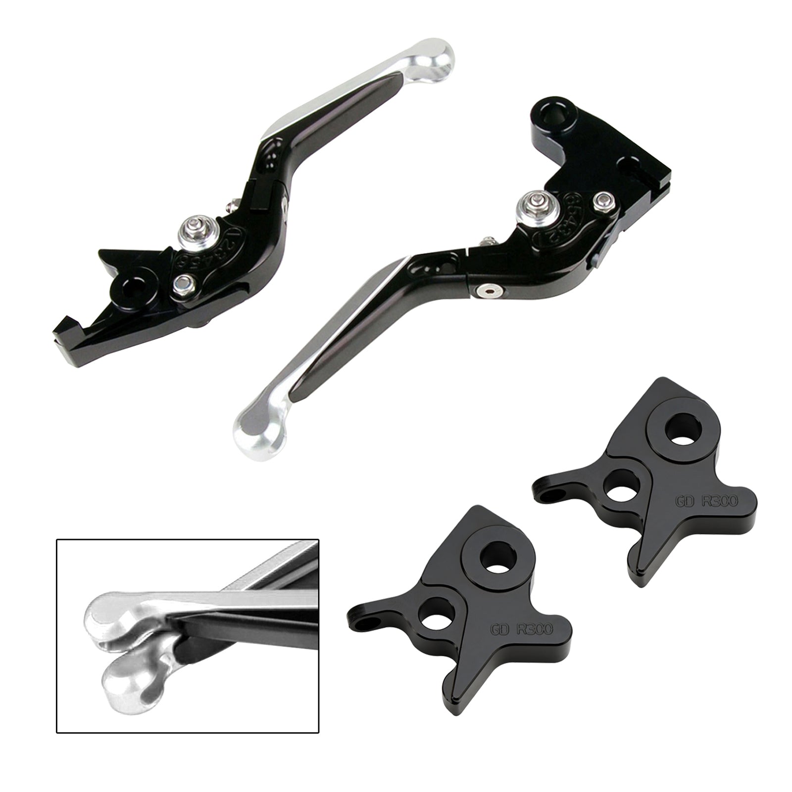 Palanca de freno y embrague ajustable para Kymco AK550 2017-2022