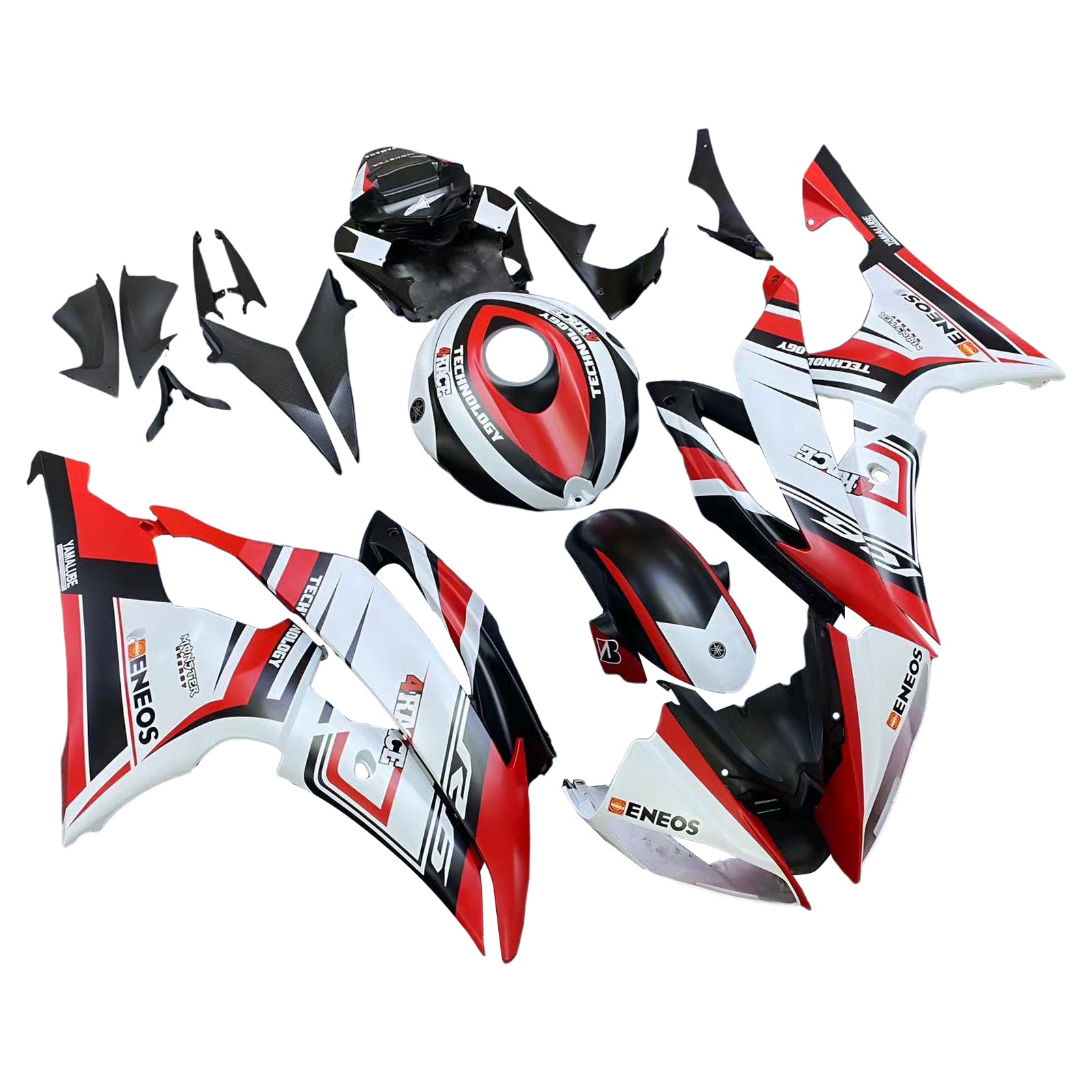 ABS Plastic Kairing Kit voor Yamaha YZF 600 R6 2008-2016