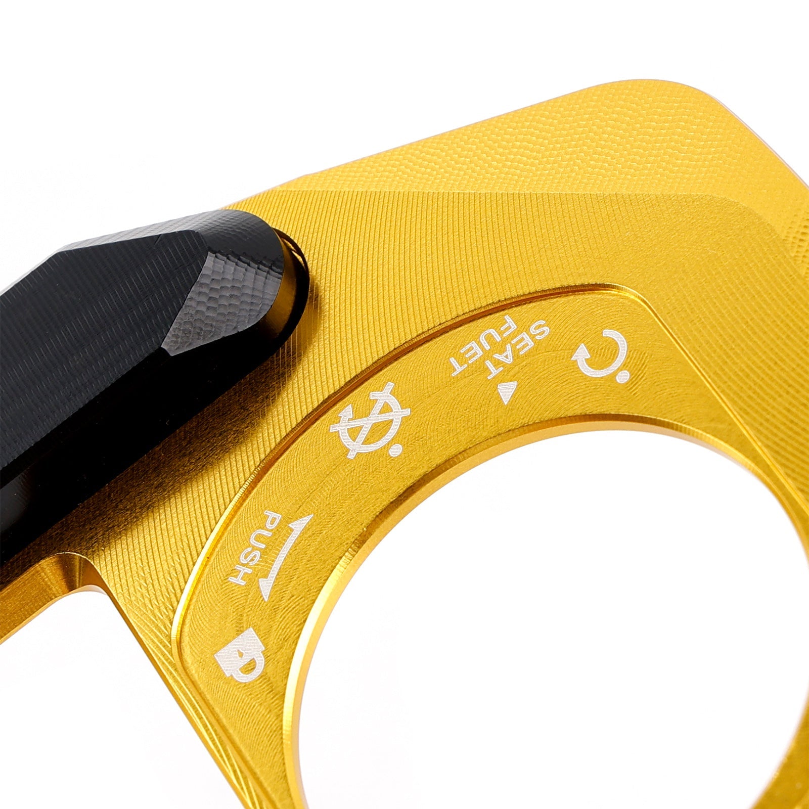 Coperchio interruttore di accensione in alluminio color oro per Honda ADV 160 (2022, 2023, 2024)