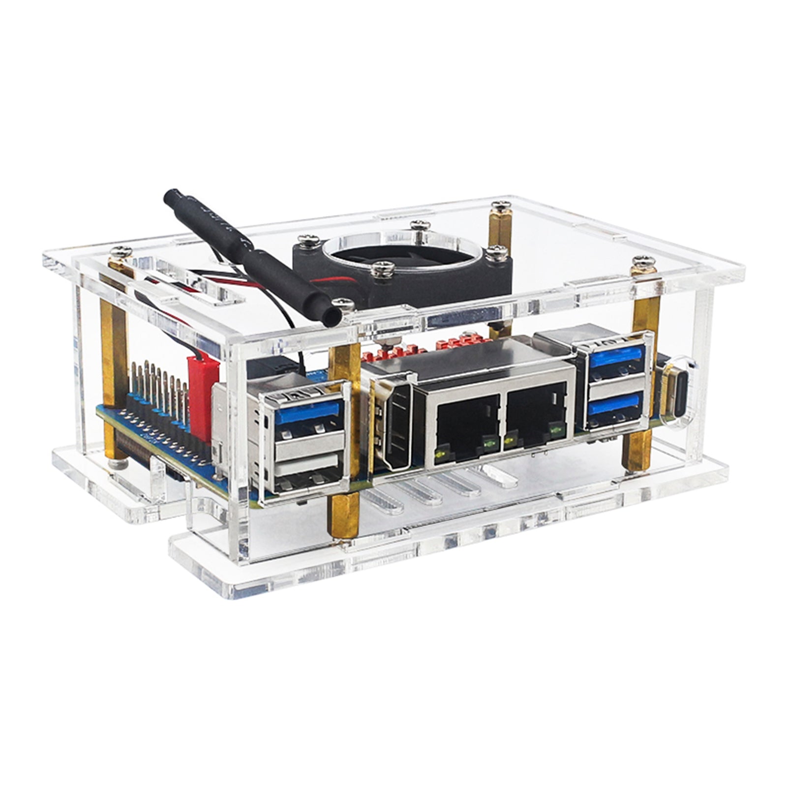 Oranje pi rv2 speciale ontwikkelingskaart, transparante acrylkast