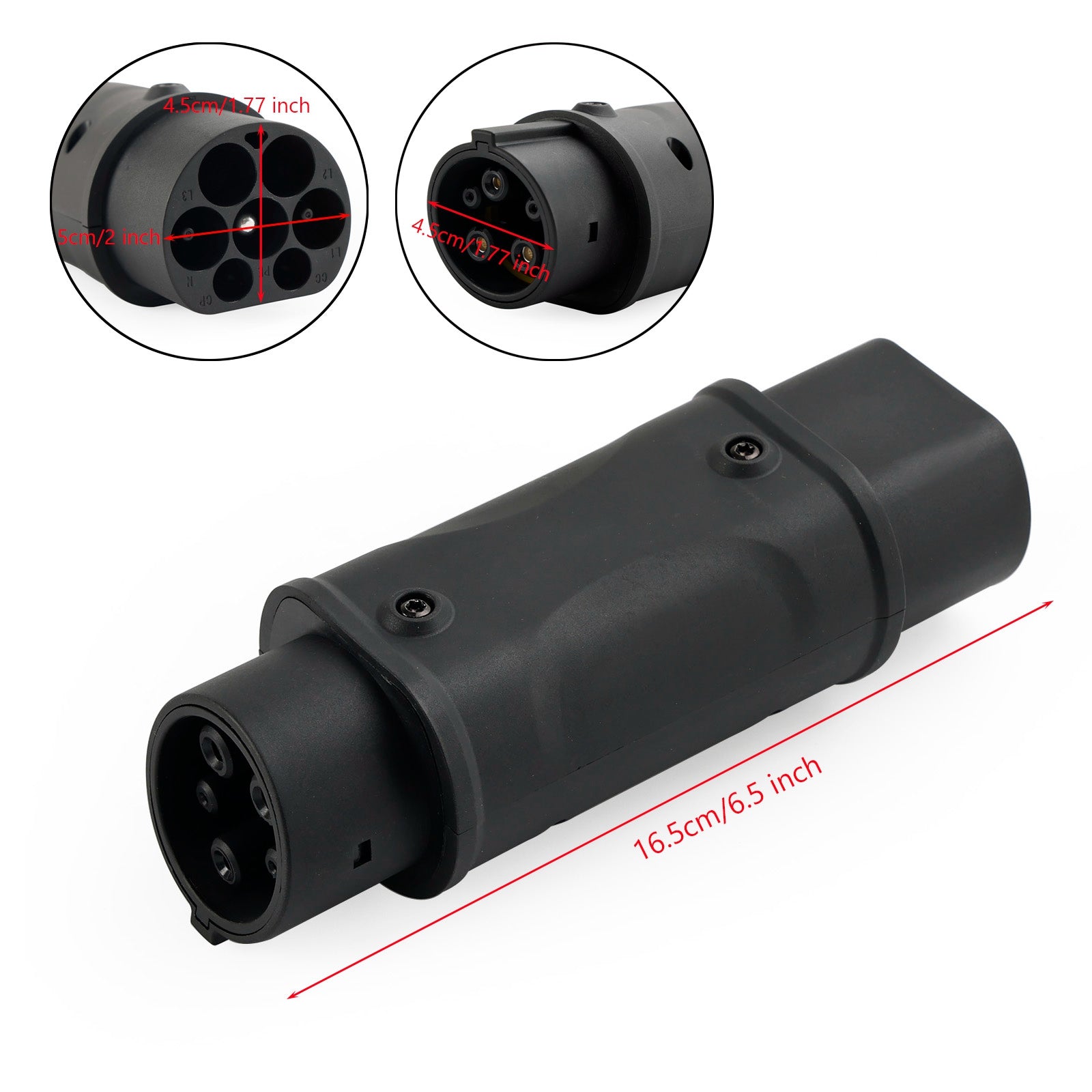 Cavo di ricarica per auto SAE da tipo 2 a tipo 1 Adattatore per caricabatteria da auto IEC 62196 da 2 a J1772