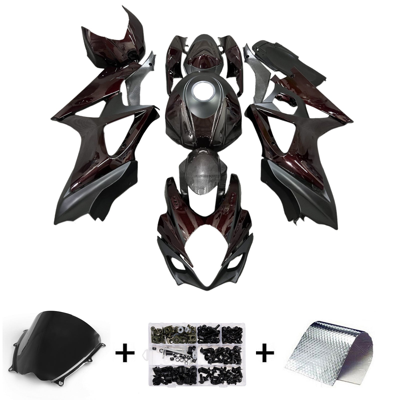 Kit di carenatura a iniezione, carrozzeria in plastica ABS per Suzuki GSXR1000 2007-2008 K7