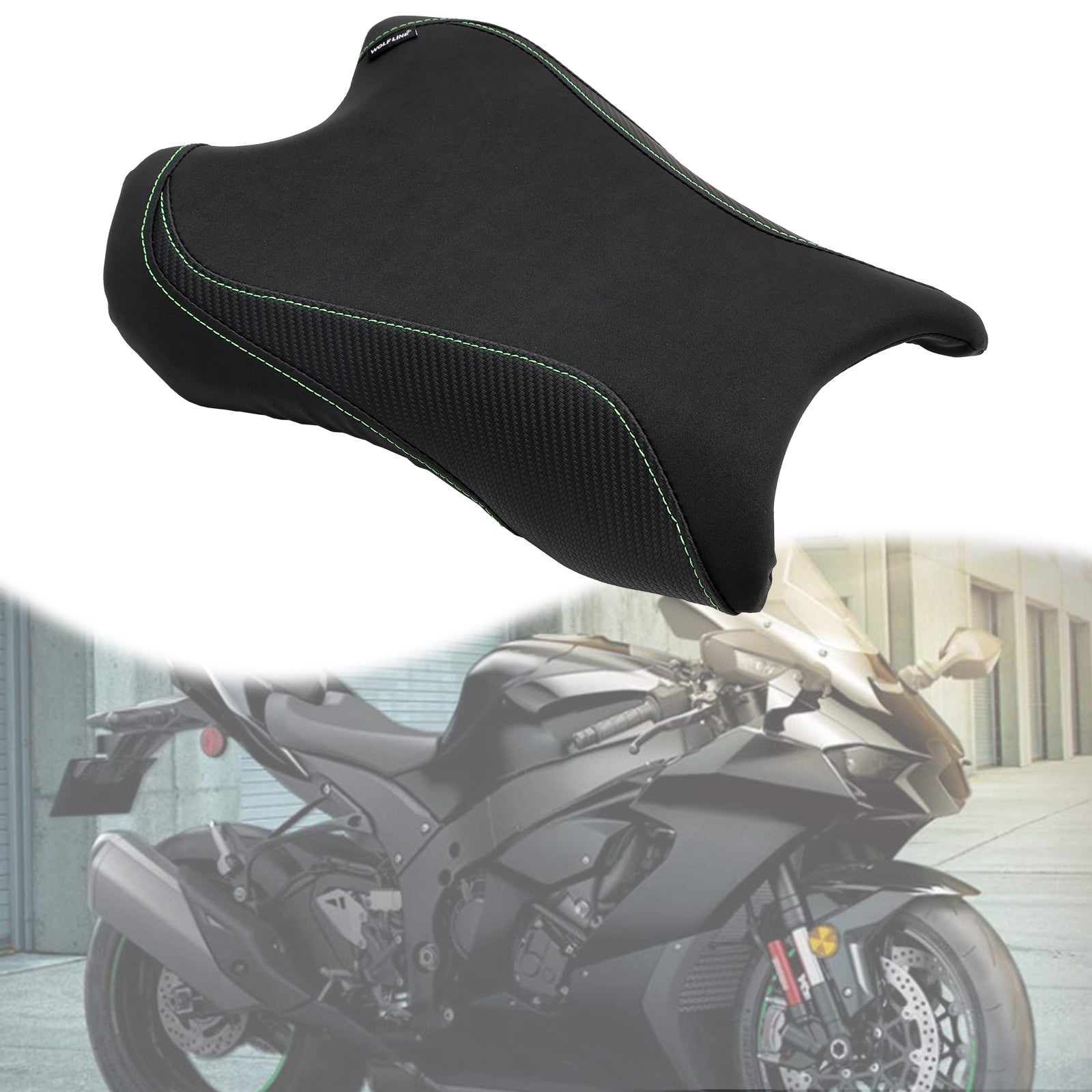 Siège conducteur avant Raider en polyuréthane pour Kawasaki ZX-10R/RR 2021-2023