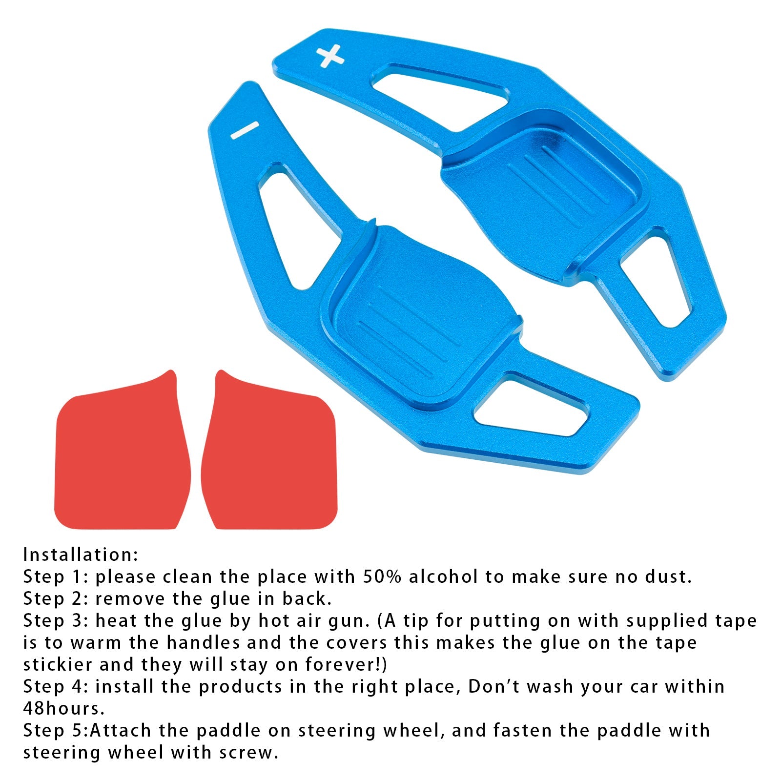 Extensión del volante de paletas de cambio de velocidad para kia cadenza de aluminio fuerte