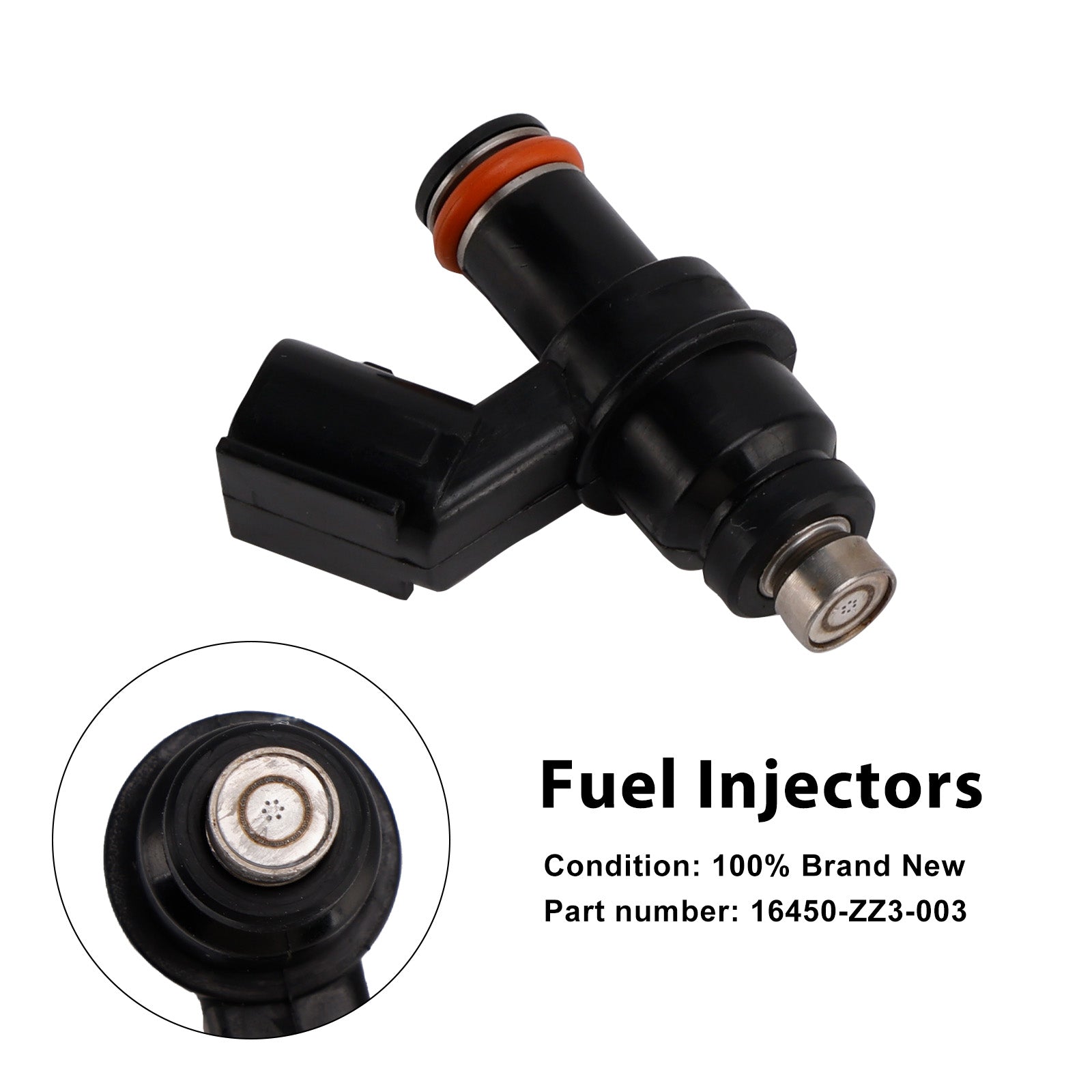 Inyectores de combustible compatibles con Honda BF60A 60HP 1998, número de pieza 16450-ZZ3-003