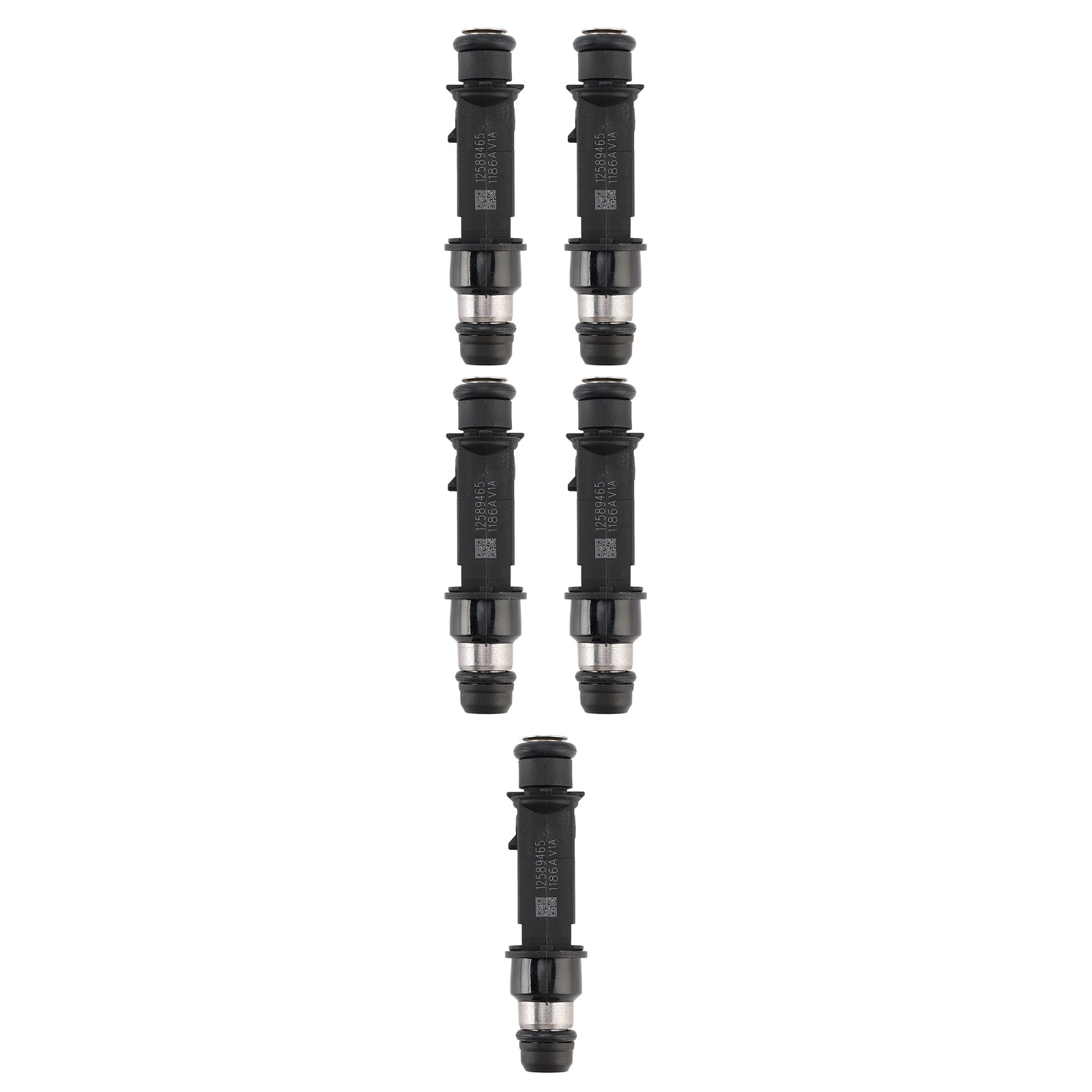 Lot de 5 injecteurs de carburant 12589465 pour Hummer H3 et Chevrolet Trailblazer Colorado