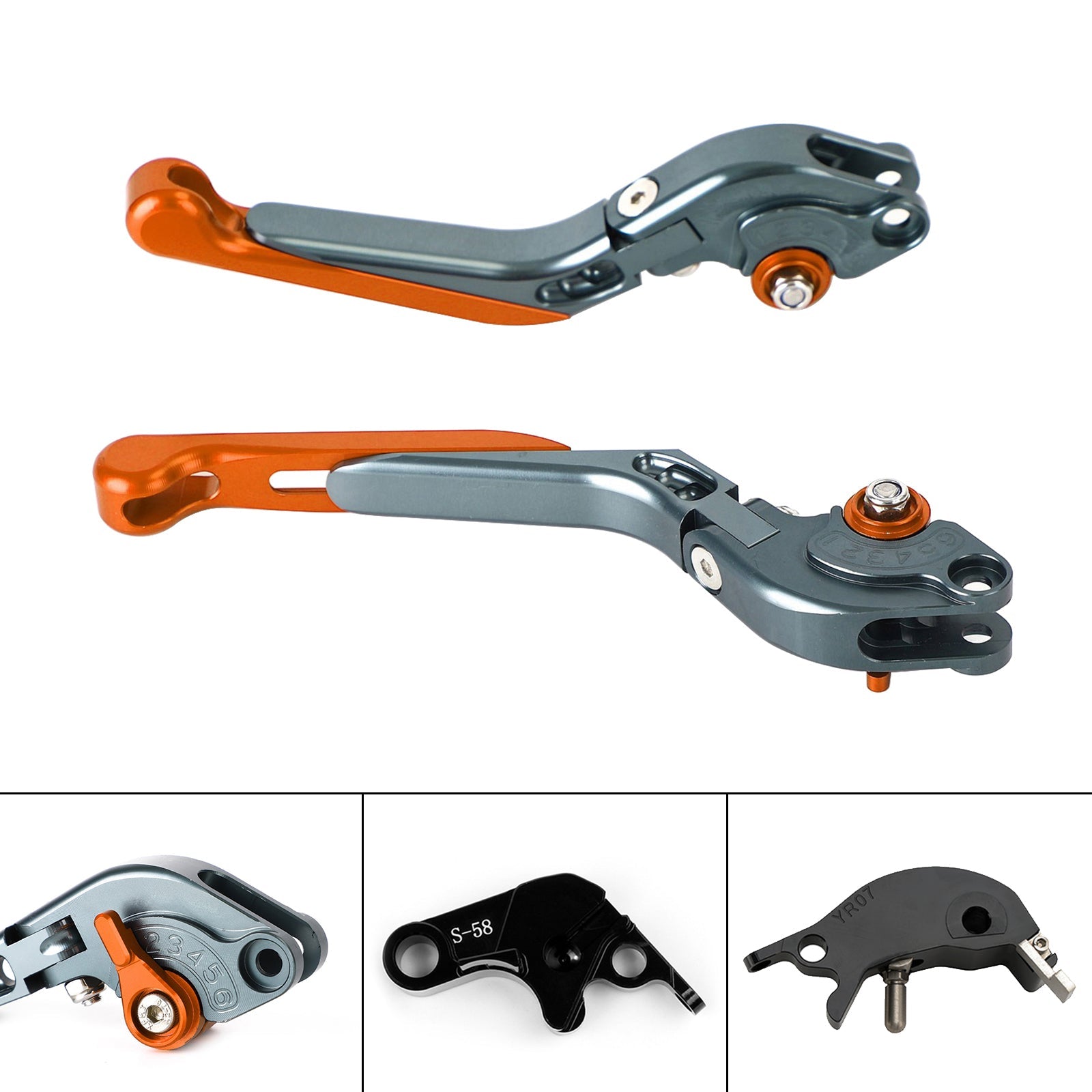 Leva freno frizione regolabile per Yamaha YZF R7 MT-10/SP FZ-10/SP 2022-2023