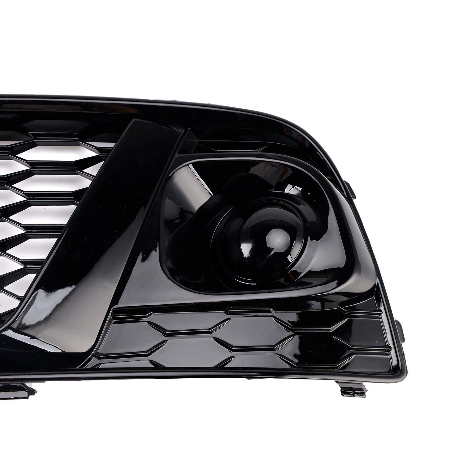 Grille de protection des phares antibrouillard avant en nid d'abeille noire pour Audi Q5 SQ5 2018 2019