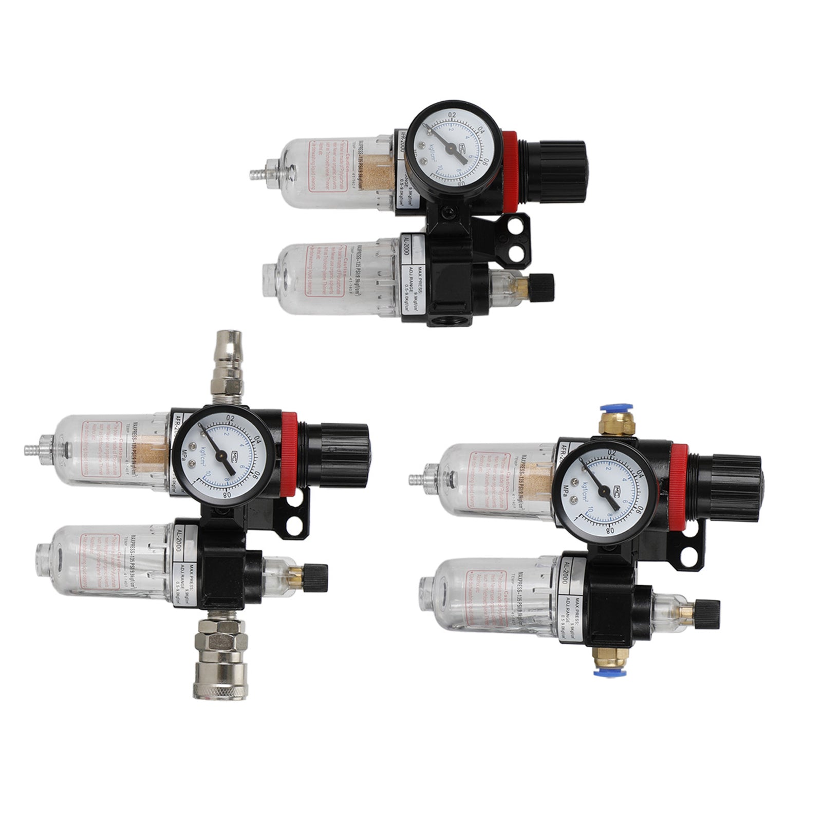 Válvula reguladora de presión de fuente de aire de tratamiento de filtro de aire AFC2000