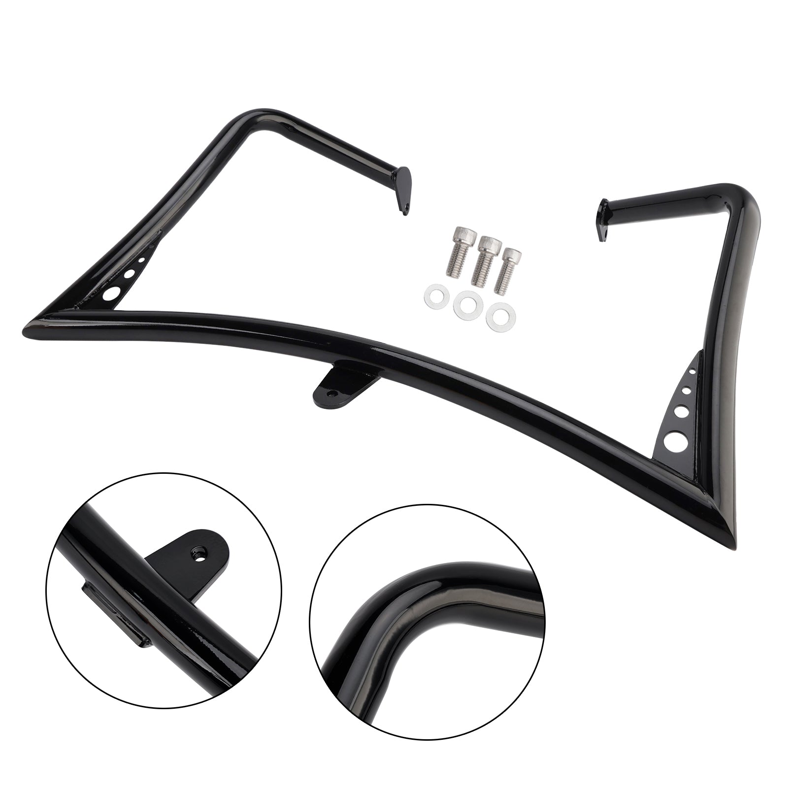 Framebeschermer en anti-aanrijdingsbumper voor Street Glide FLHX (2006-2008), zwart