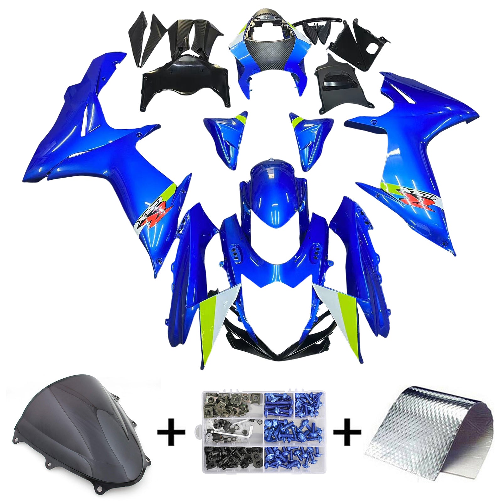 2011-2025 Suzuki GSXR 600/750 K11 Kit de carénage injection Amotopart Bodywork Plastic