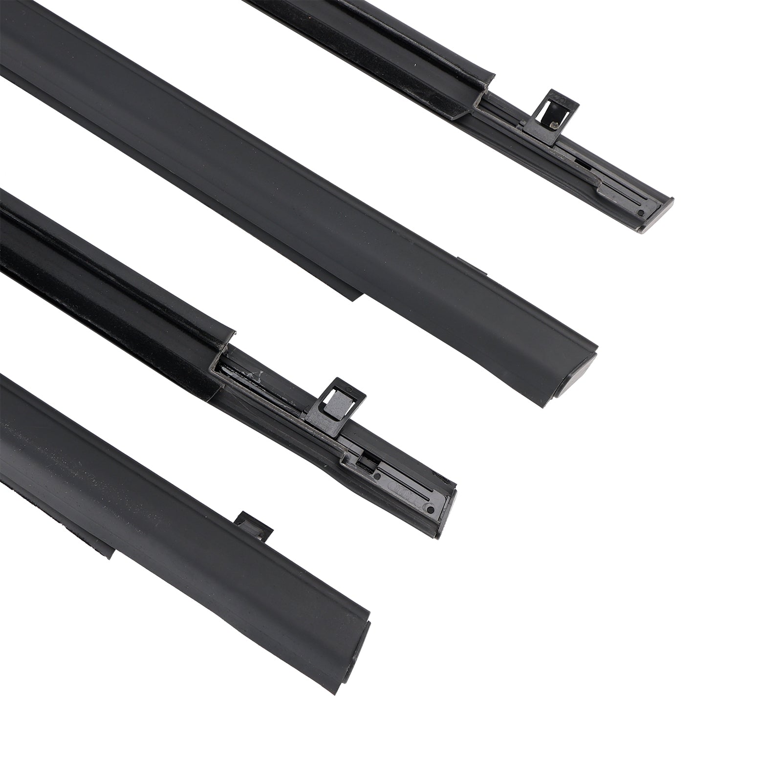 Joint d'étanchéité en caoutchouc pour ceinture de porte Honda FIT JAZZ 1re génération 2001-2008, 4 pièces