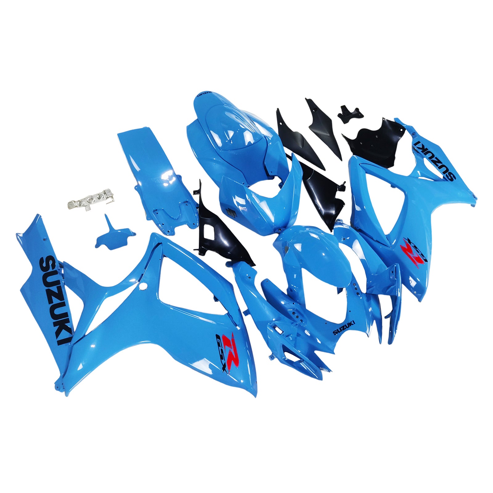 2006-2007 Suzuki GSXR 600/750 K6 Kit de carénage d'injection Bodywork Abs en plastique
