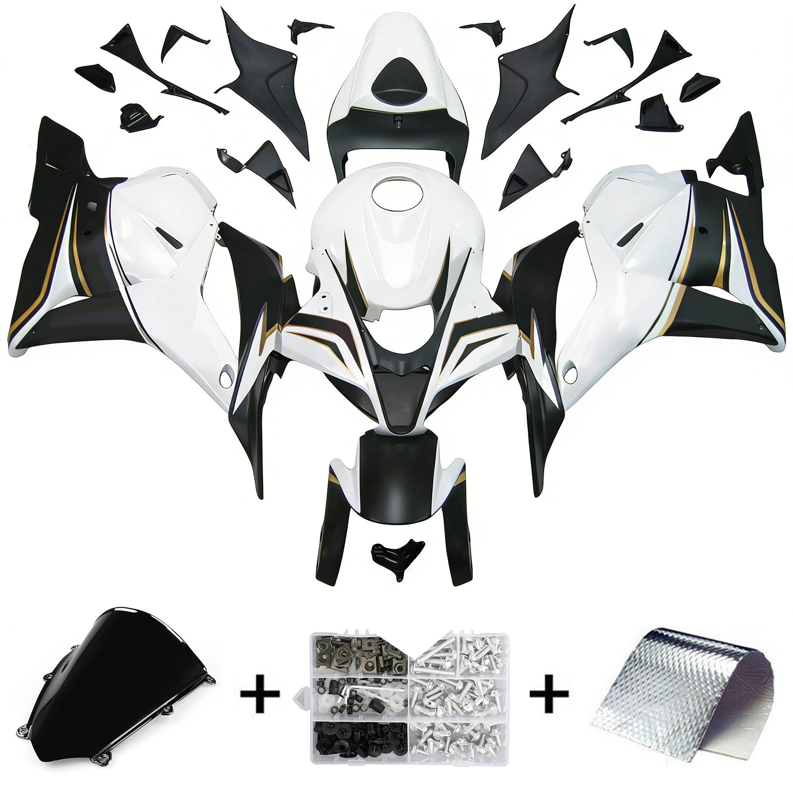 Kit de carénage à injection en plastique ABS pour Honda CBR600RR 2009-2012 F5