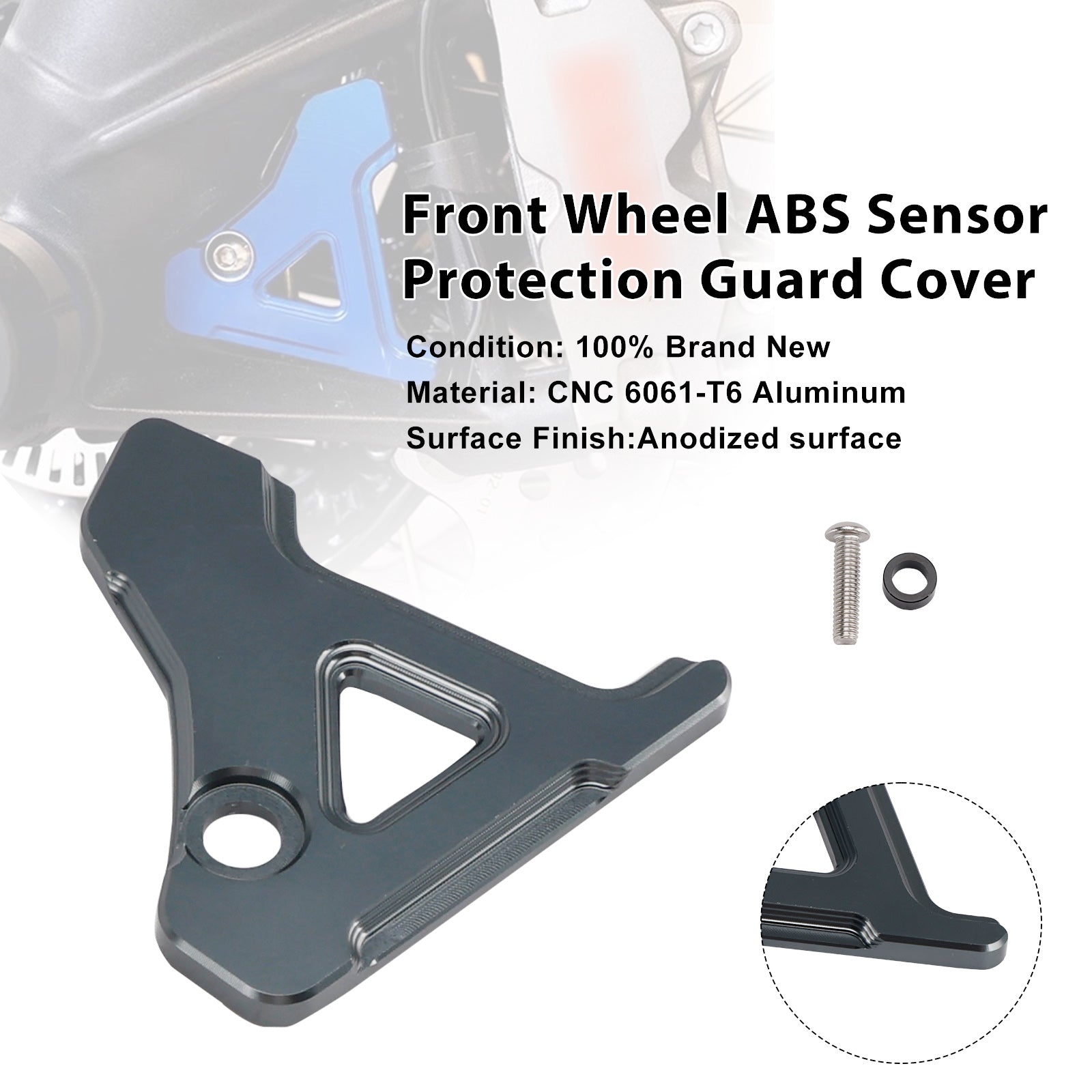 Protection du capteur ABS de roue avant pour BMW R1300GS / ADV 2023-2025