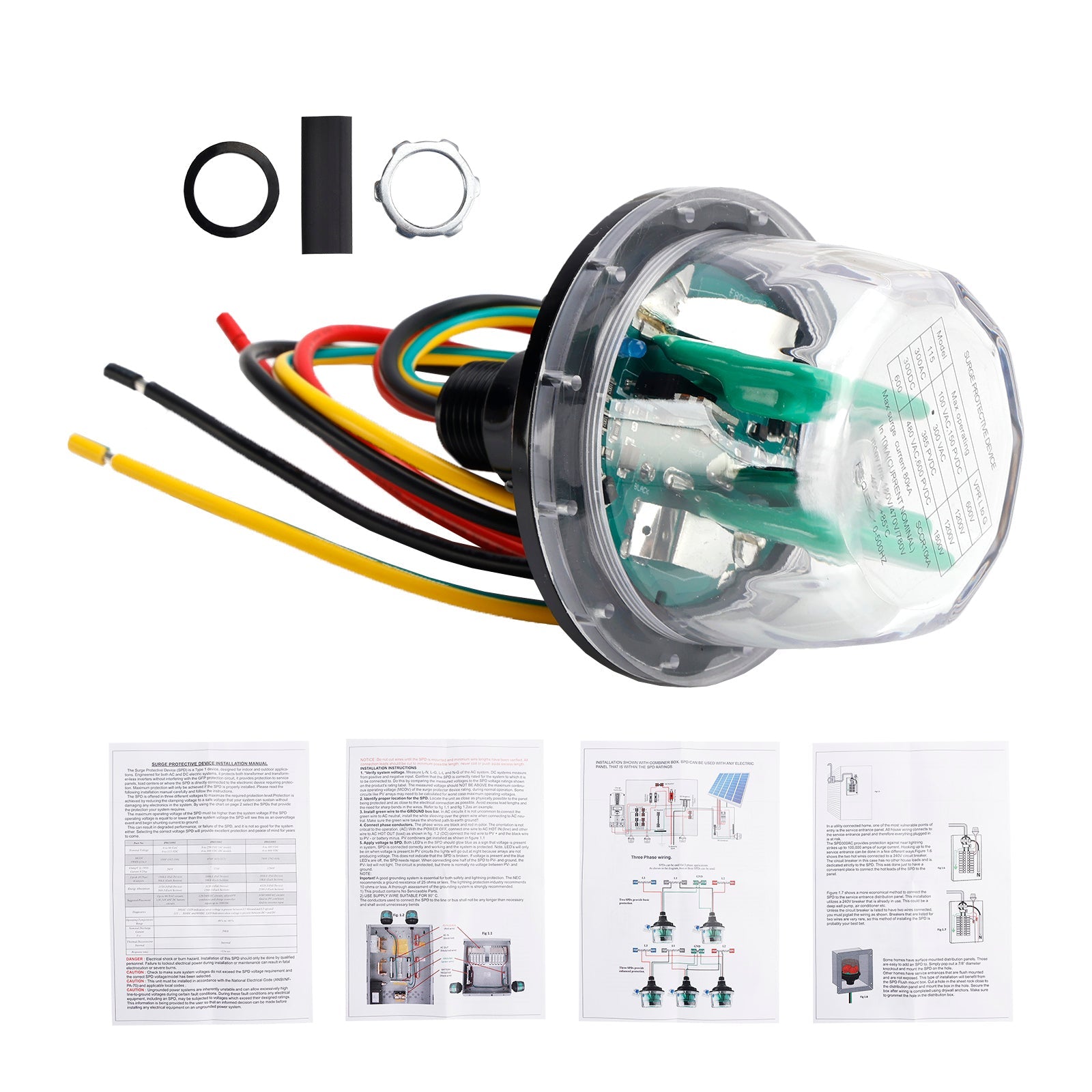 300 VCA MNSPD-300-AC dla midnitowej słonecznej