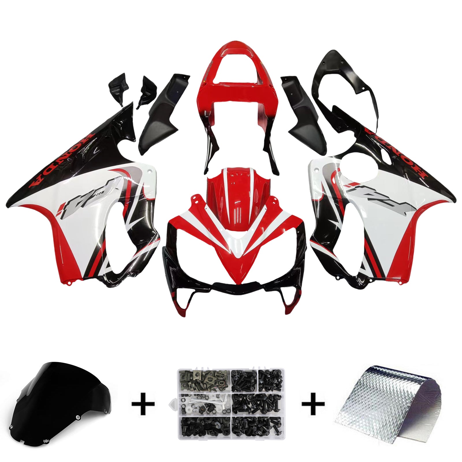 ABS Plastic Kairing Kit voor Honda CBR600 F4I 2001-2003