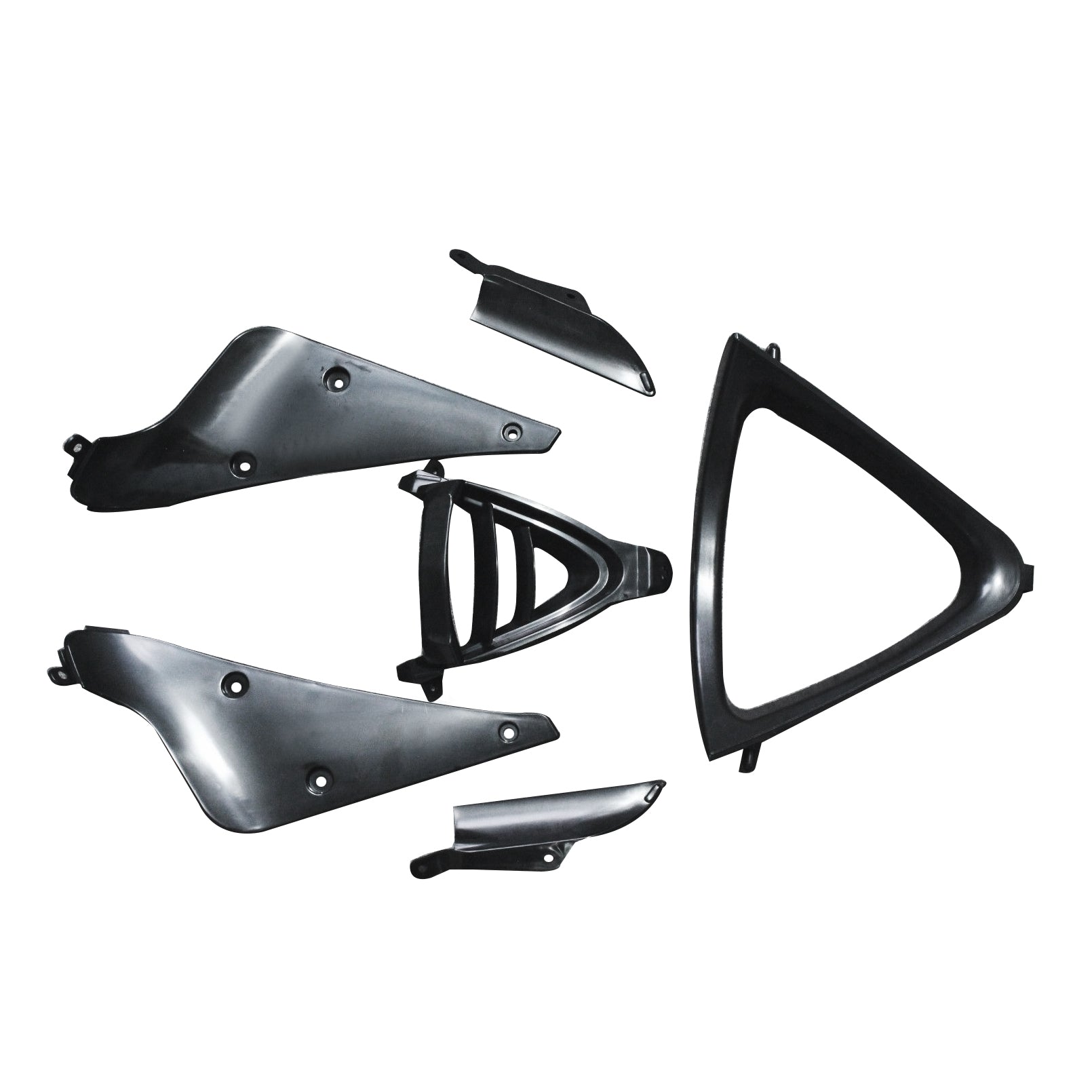 2006-2008 Daytona 675 Familing Carrozzeria ABS Stampaggio ad iniezione Non verniciato