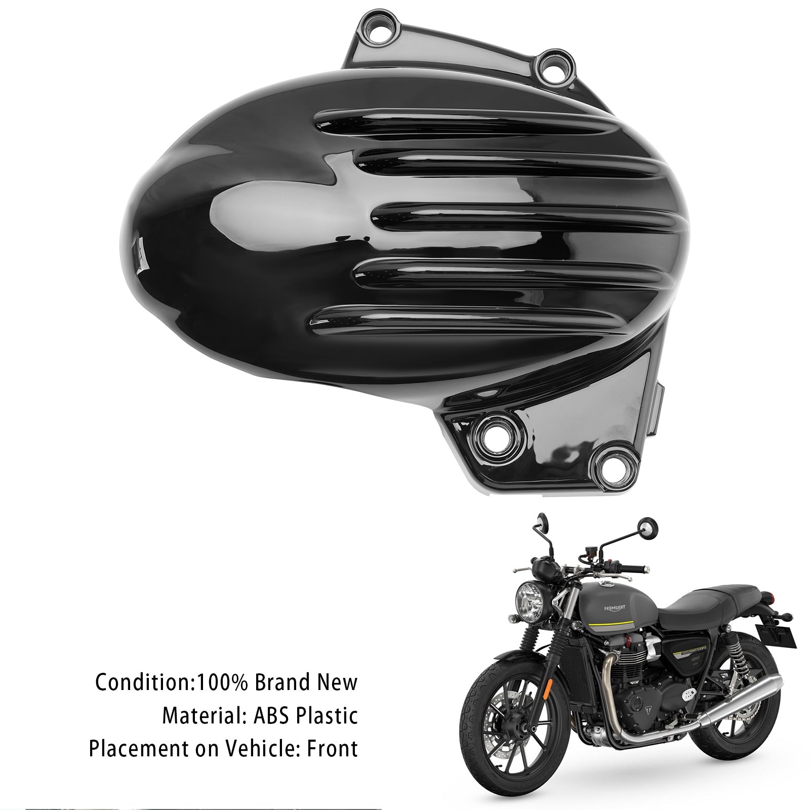 Couvercle de carénage de protection de chaîne de pignon avant Speed Twin 900 2023-2024