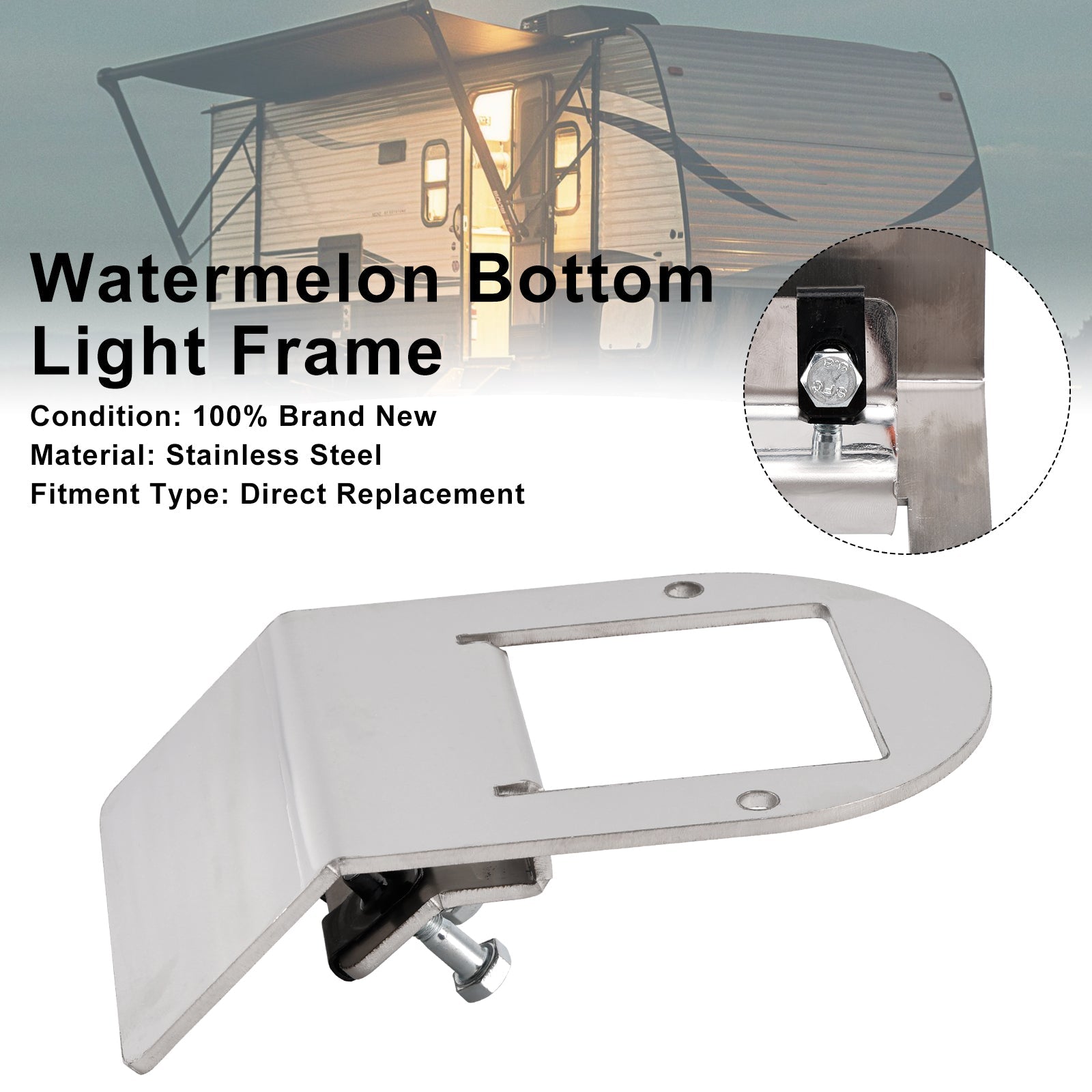 Universele ondersteuning voor verlichting Luminous frame voor camper -trailer, ondersteuning van universele pincet