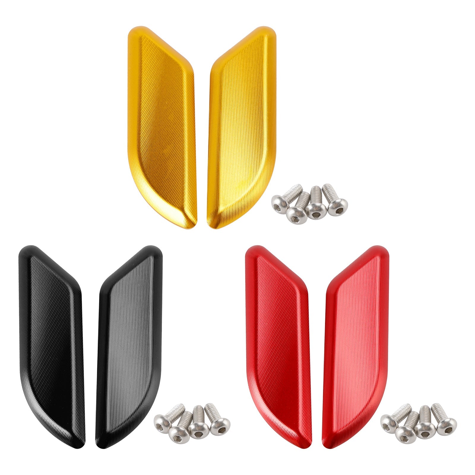 Plaques de blocage de rétroviseurs en aluminium usiné pour Ducati 959 1299 Panigale 2015-2019