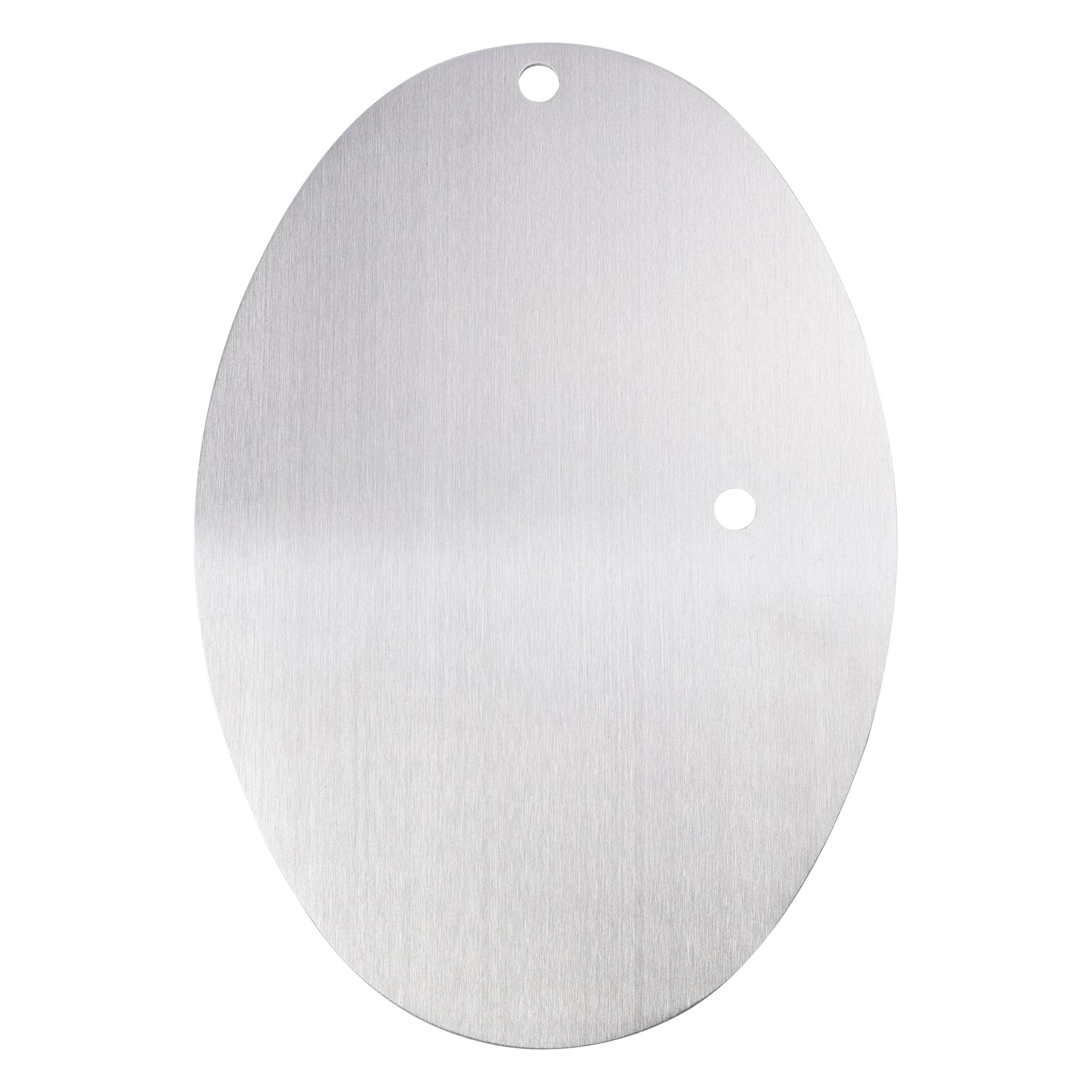 Universal moottoripyörän rekisterikilven alumiini, soikea ja henkilökohtainen